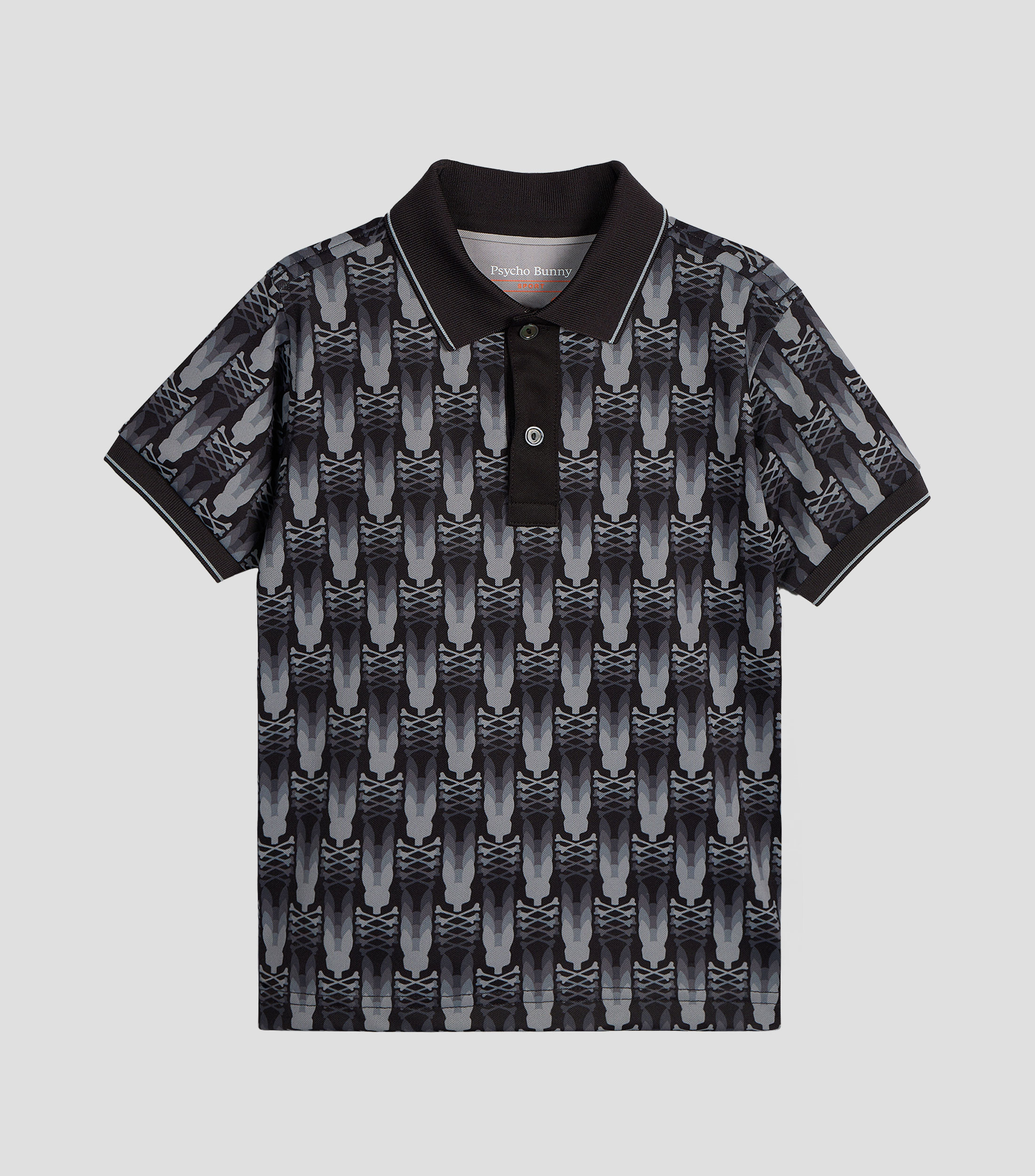 Playera tipo polo manga corta estampada Niño