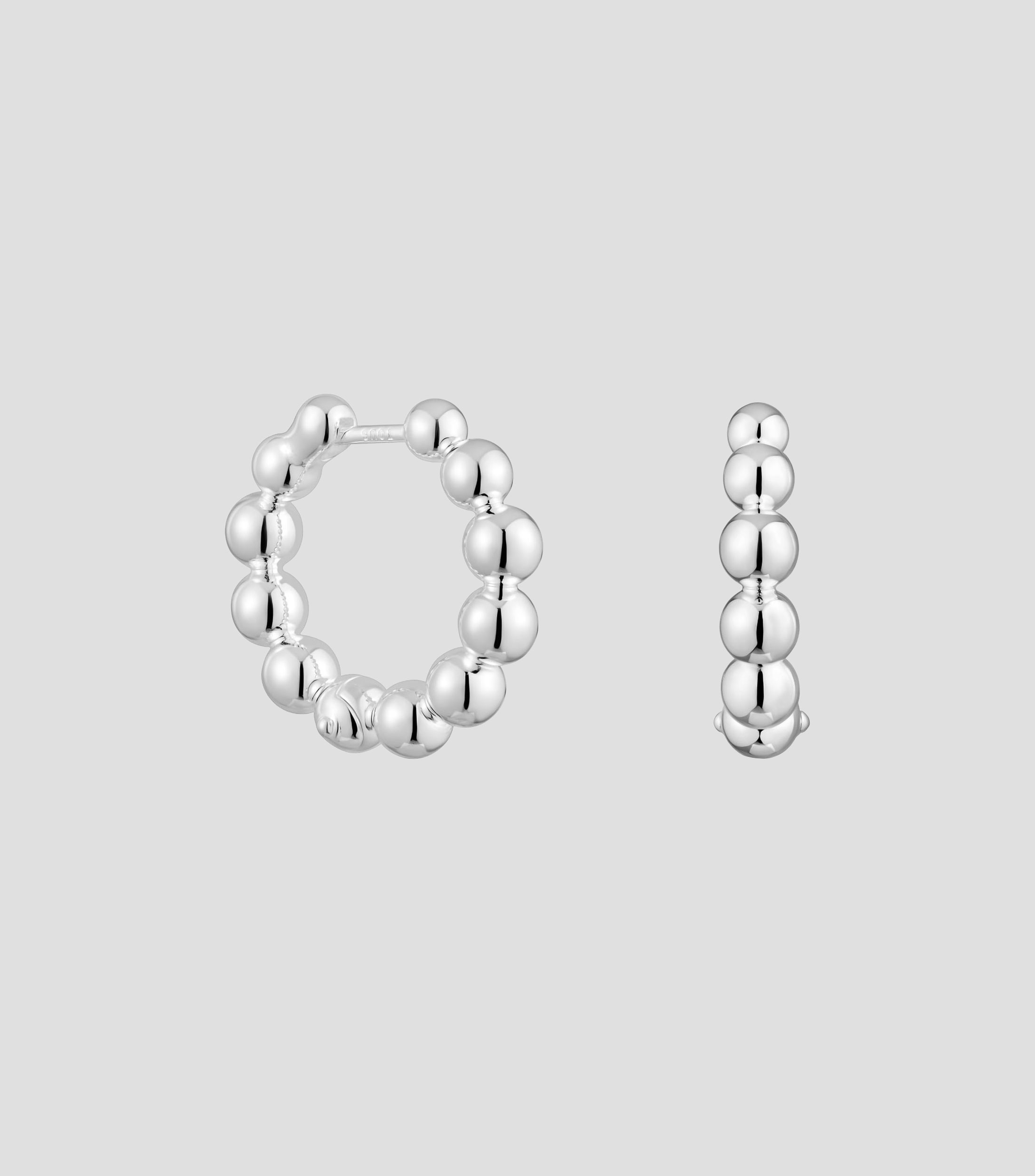 Aretes en plata .925 Gloss Mujer