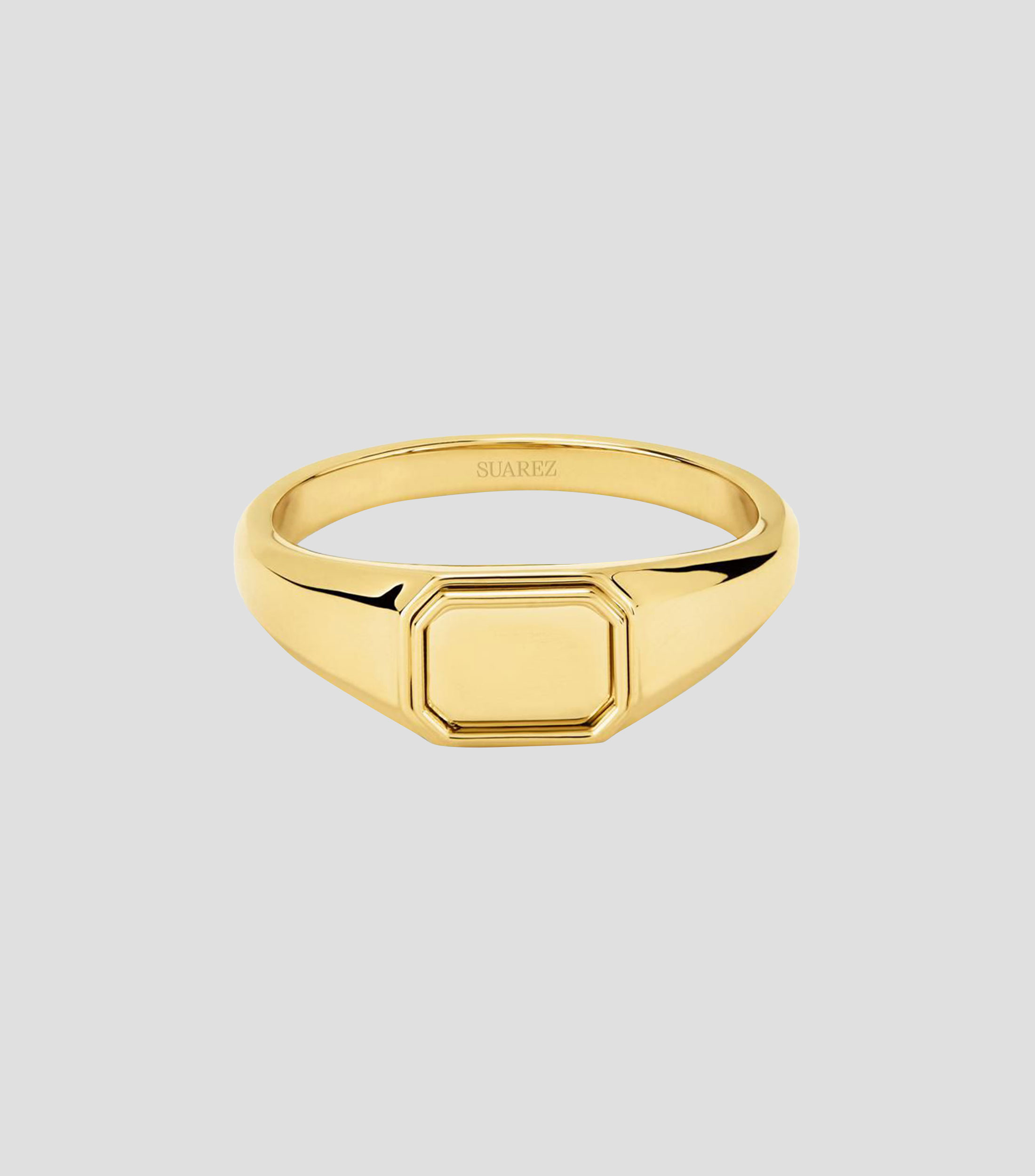 Anillo en oro amarillo de 18 kilates Sellos Mujer