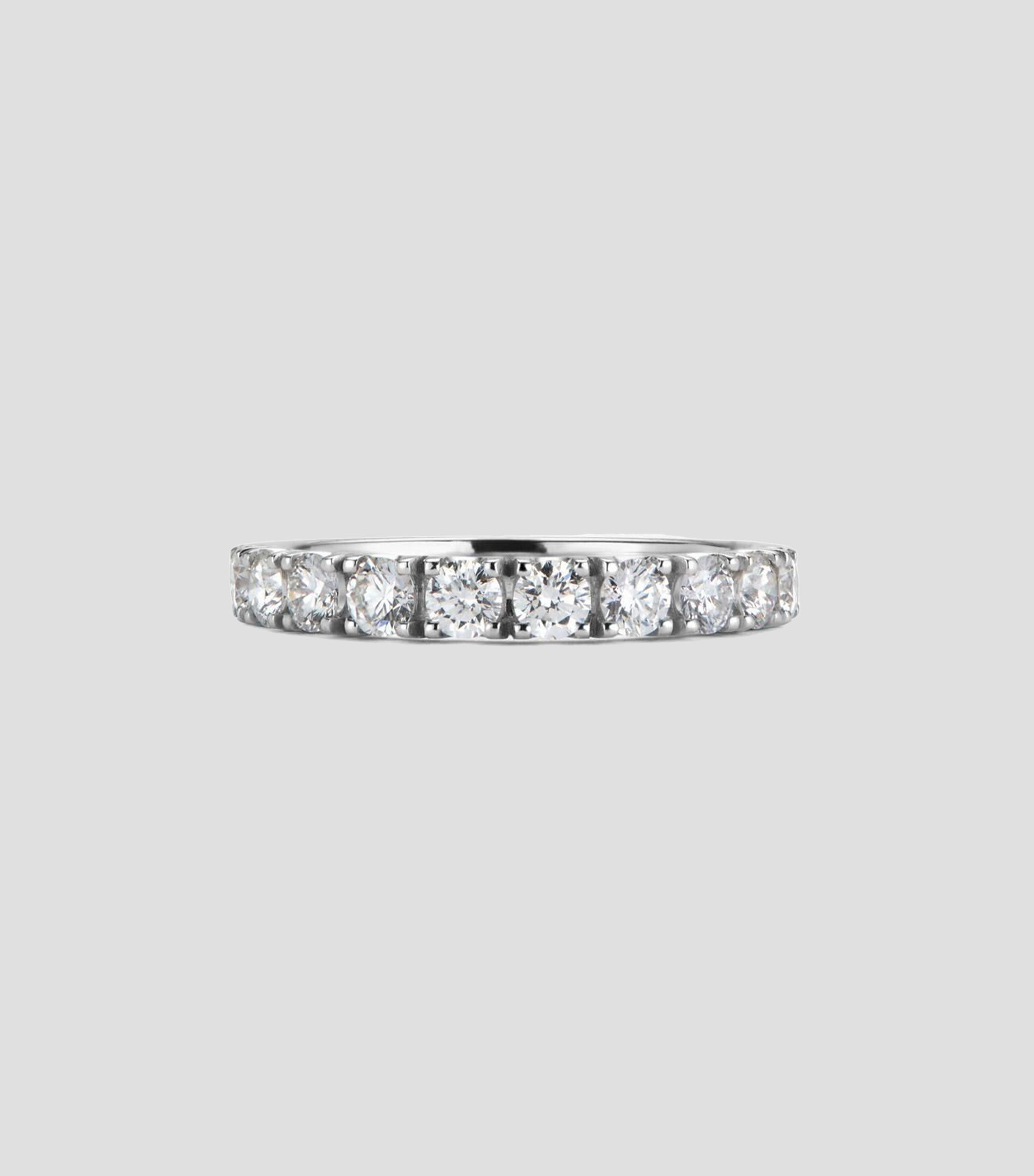 Anillo en Oro blanco de 18 Kilates con diamantes Mujer