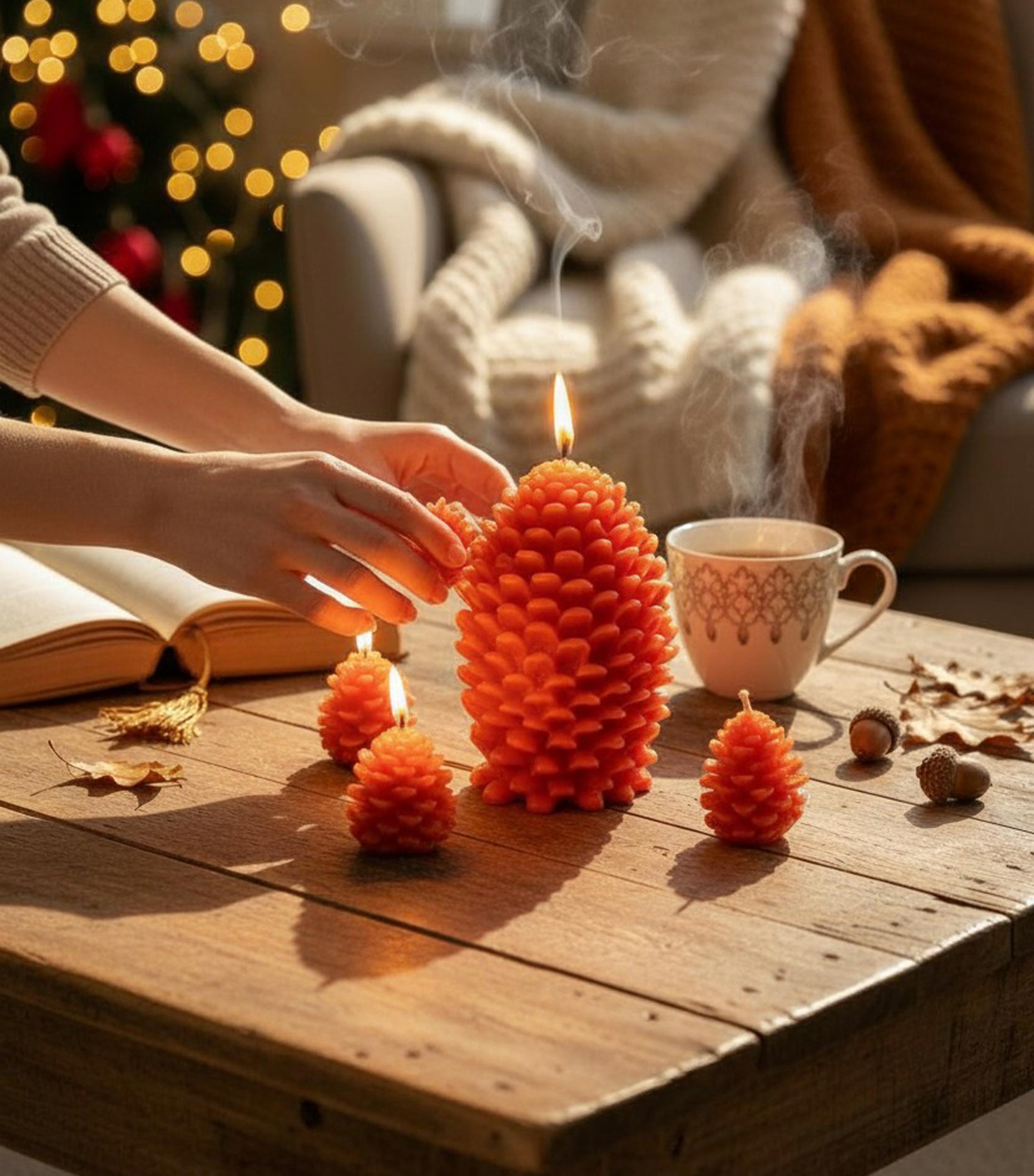 Vela Piña jumbo en cera