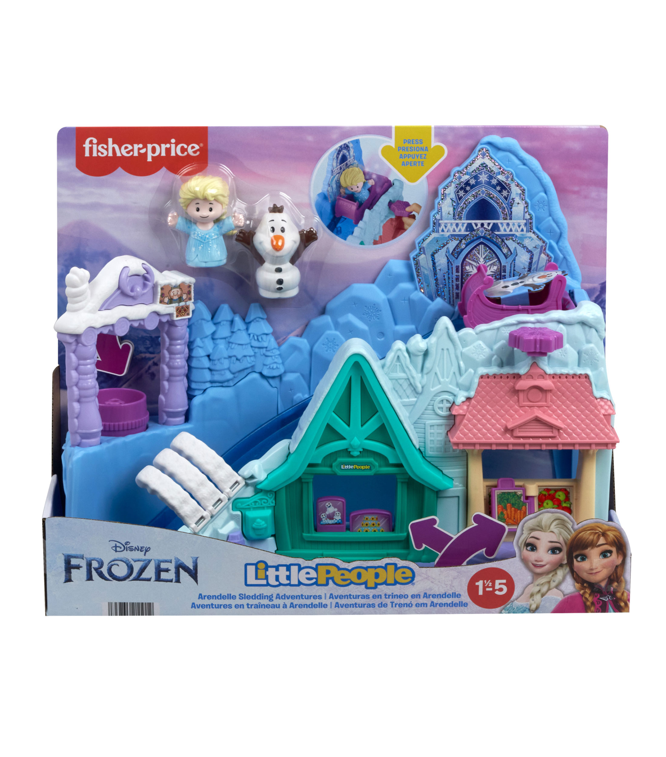 Playsets Little People aventuras trineo Arendelle