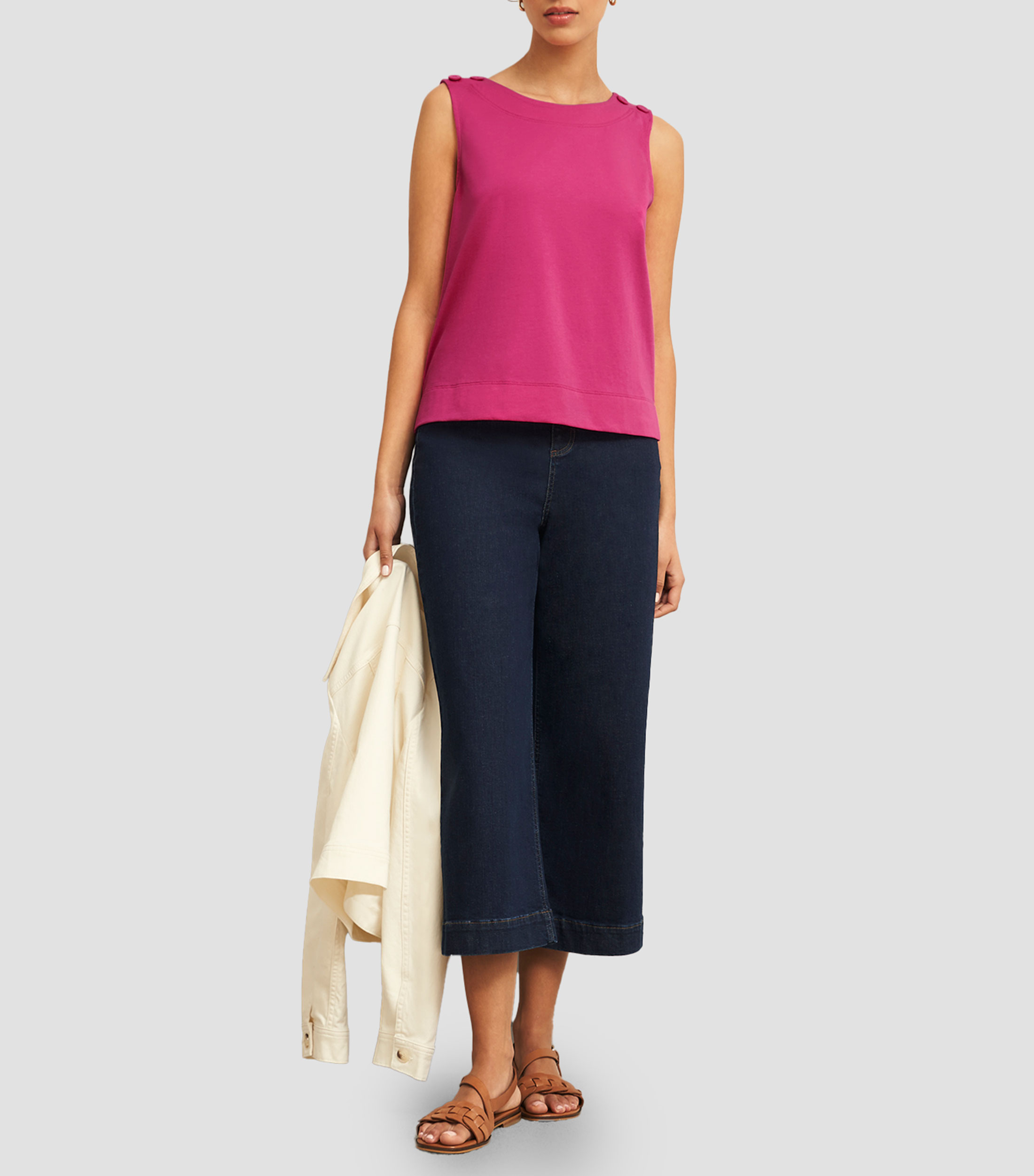Blusa Sin Mangas Mujer