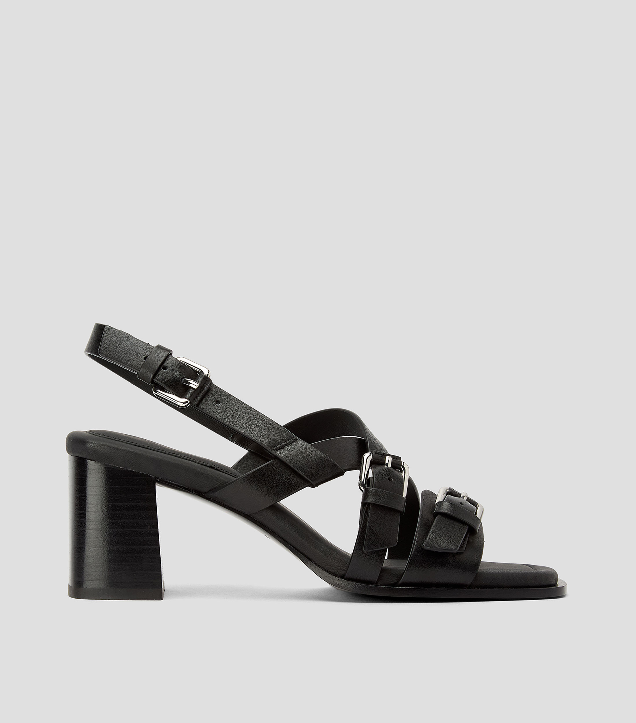 Sandalias con tacón medio y ancho Harlow Mujer