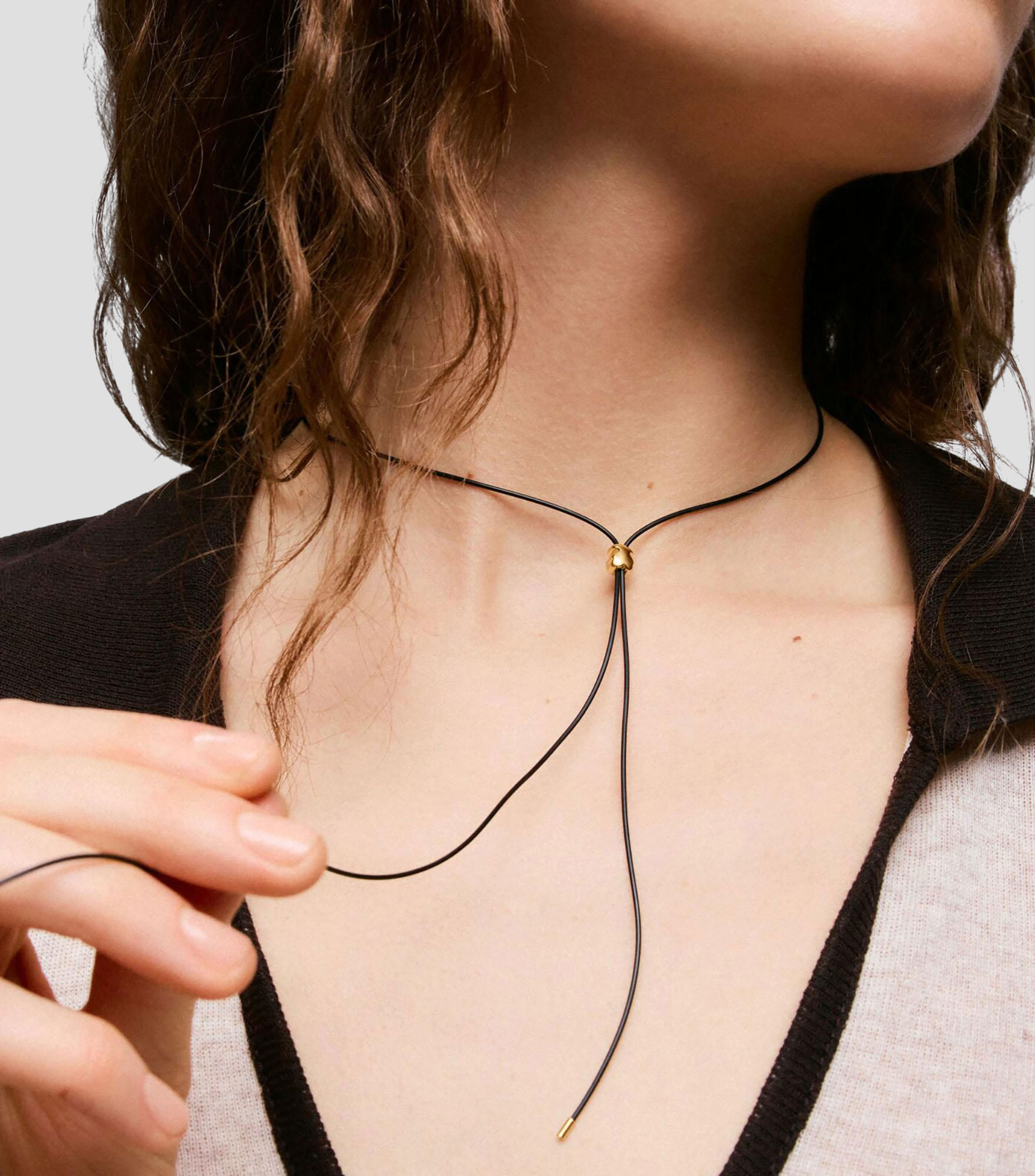 Collar largo Bold Motif oso Mujer