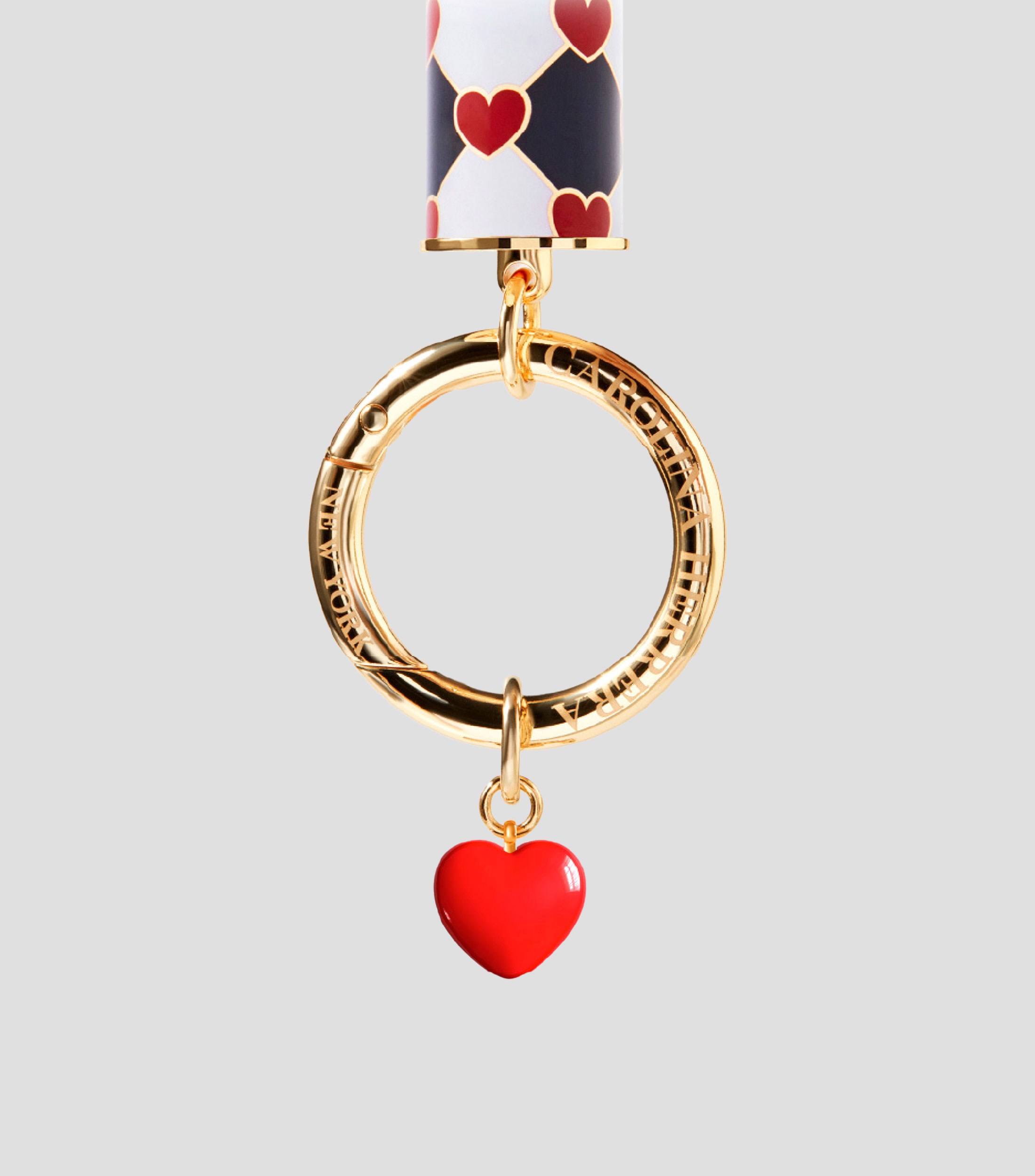 Charm para labial, amuleto de corazon