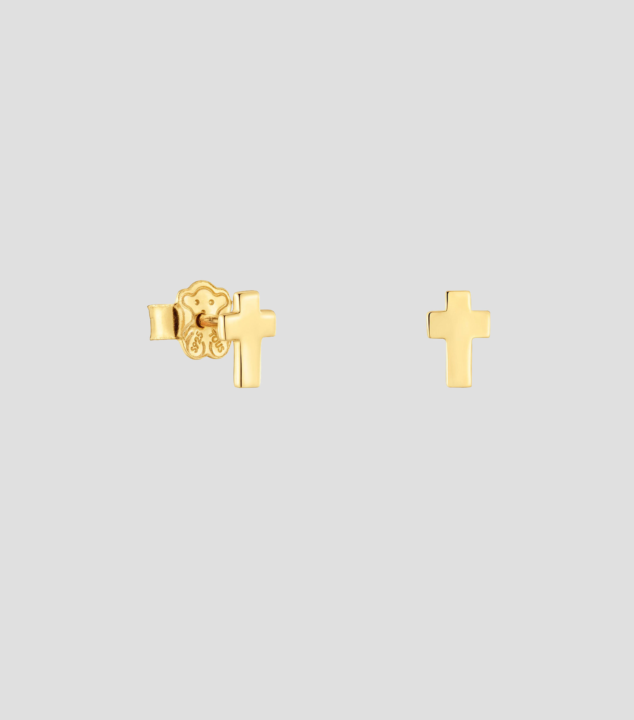 Aretes en plata .925 en foma de cruz Motivos Mujer