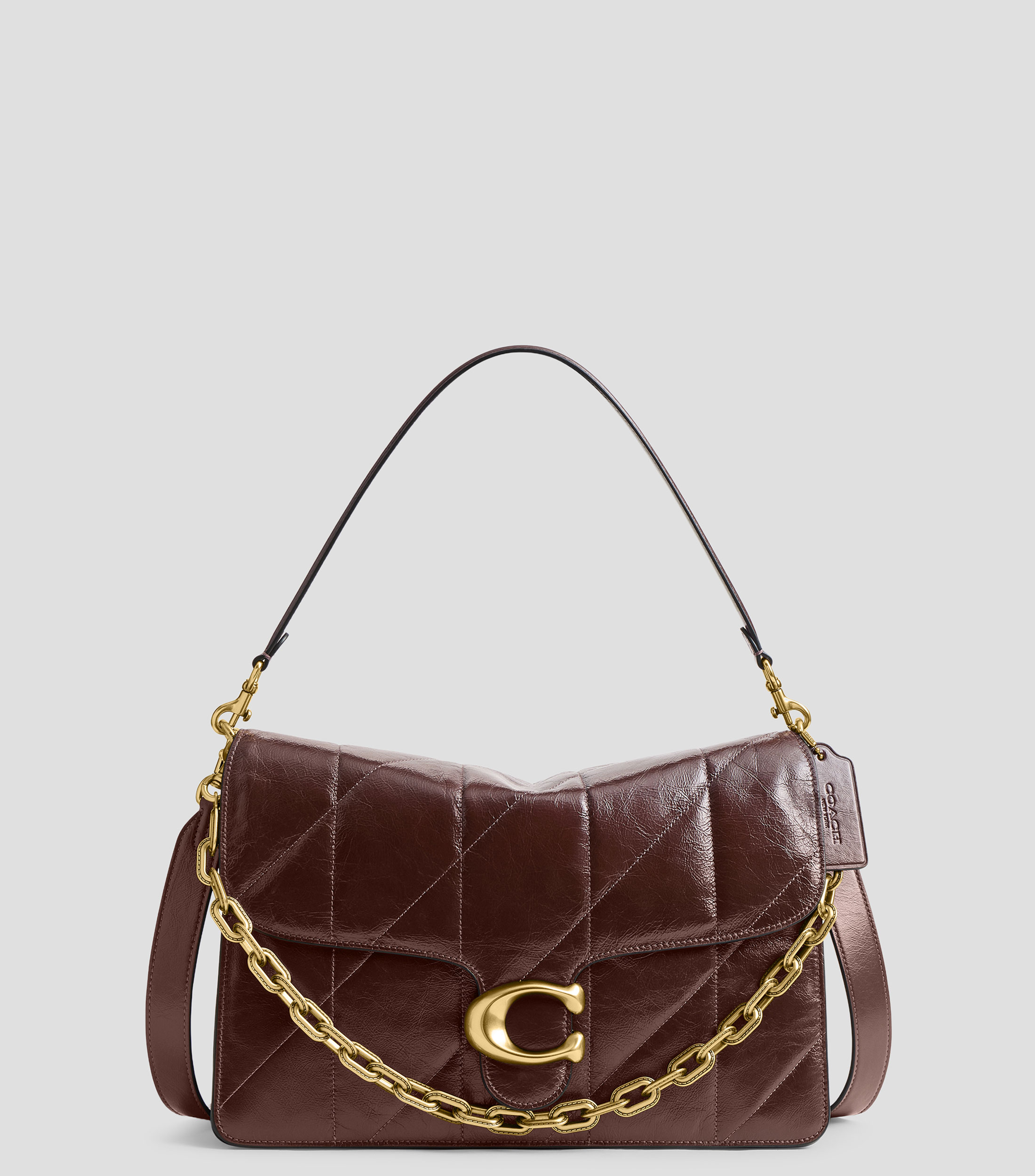 Bolsa shoulder Tabby café en piel Mujer