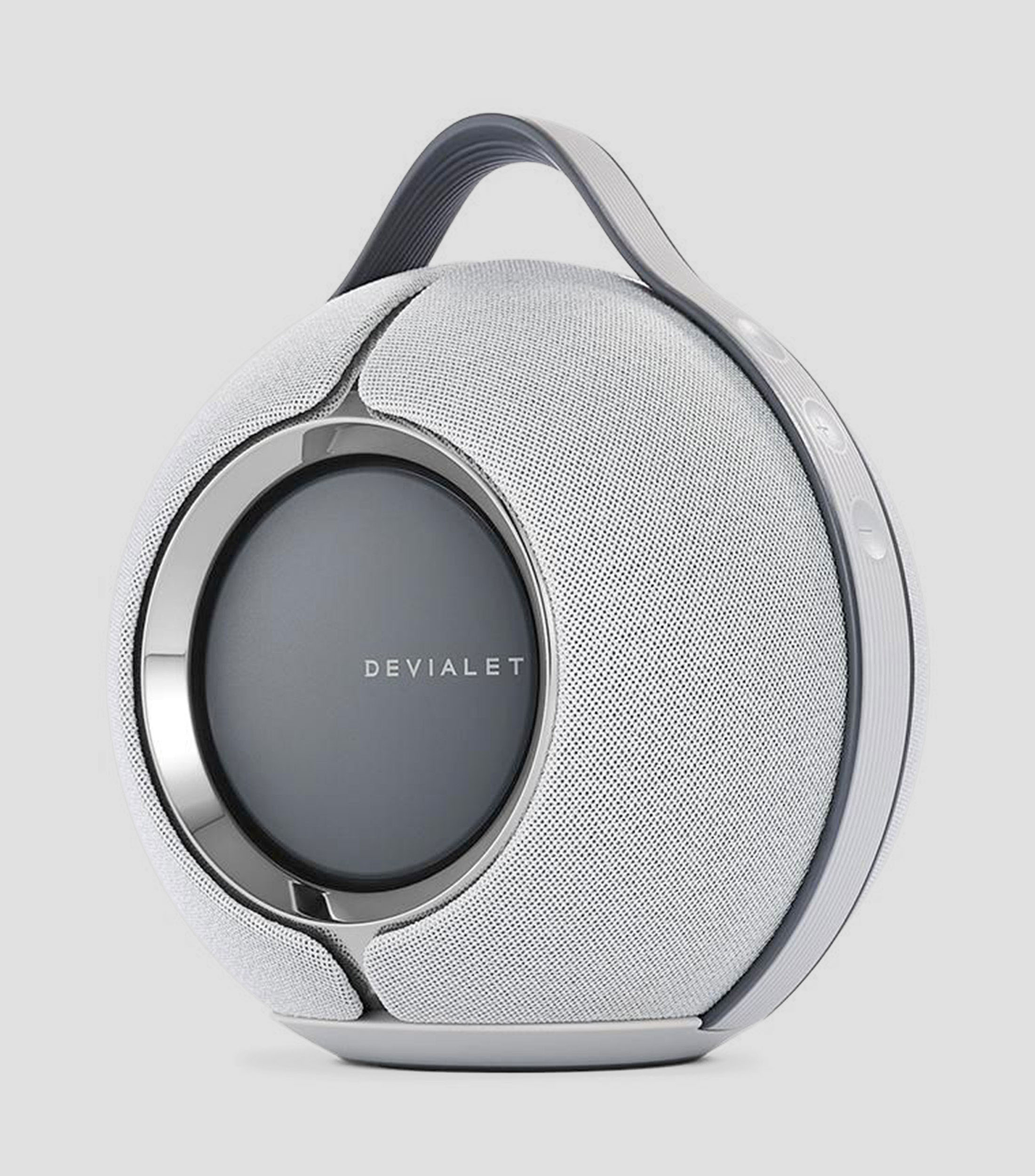 Bocina portátil Inalámbrica Bluetooth Mania gris claro
