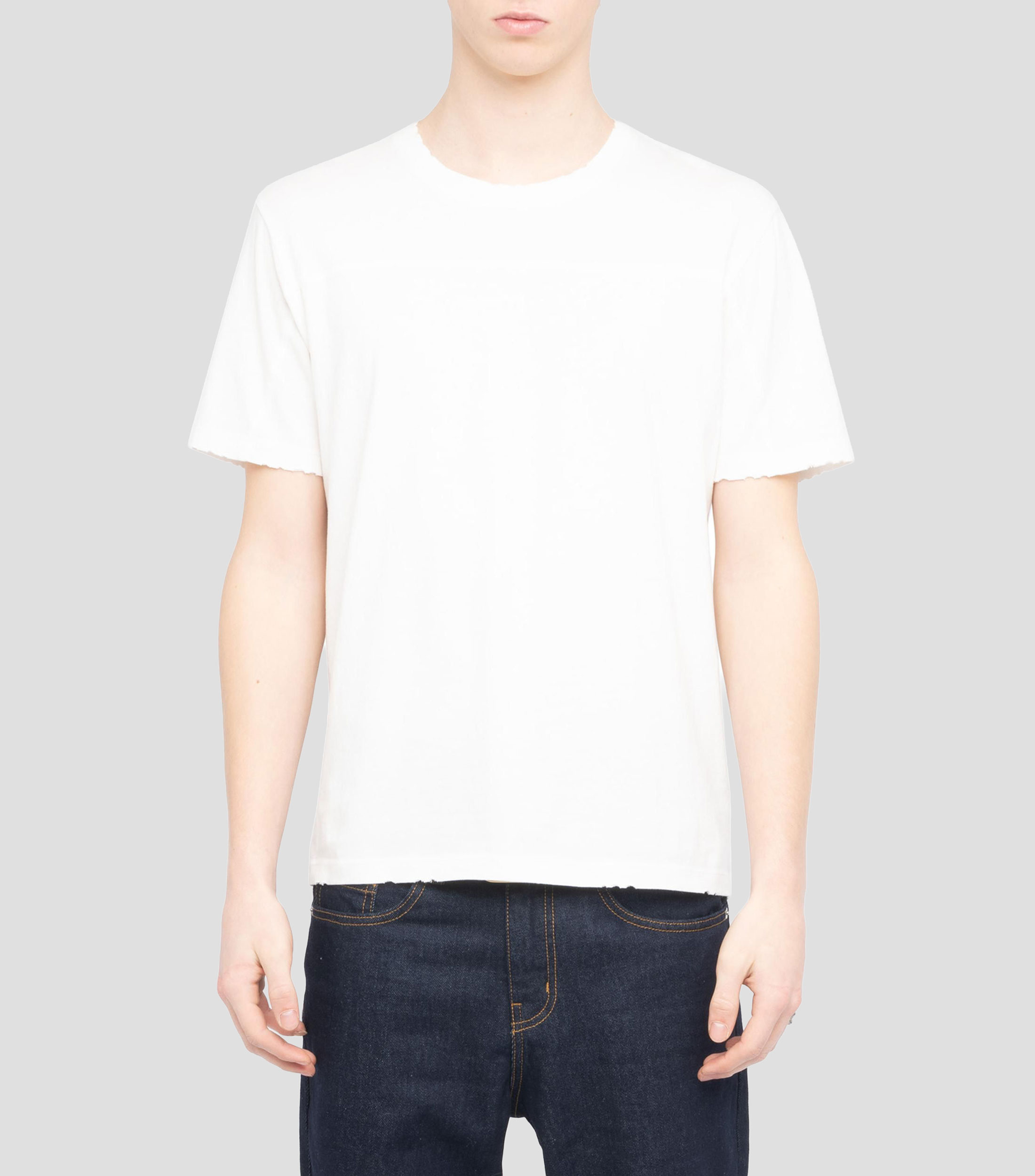 Playera cuello redondo manga corta estampada Hombre