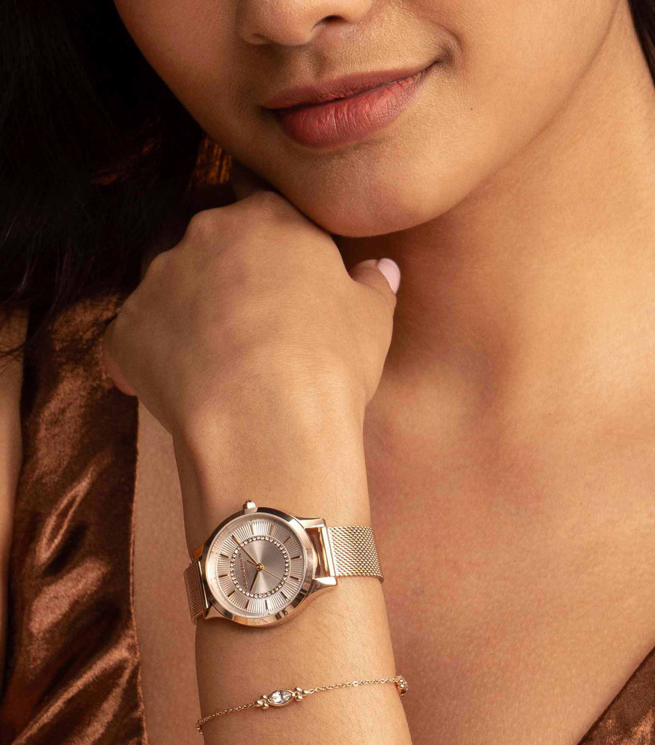 Reloj para Mujer Wonderlust Casual Oro rosa