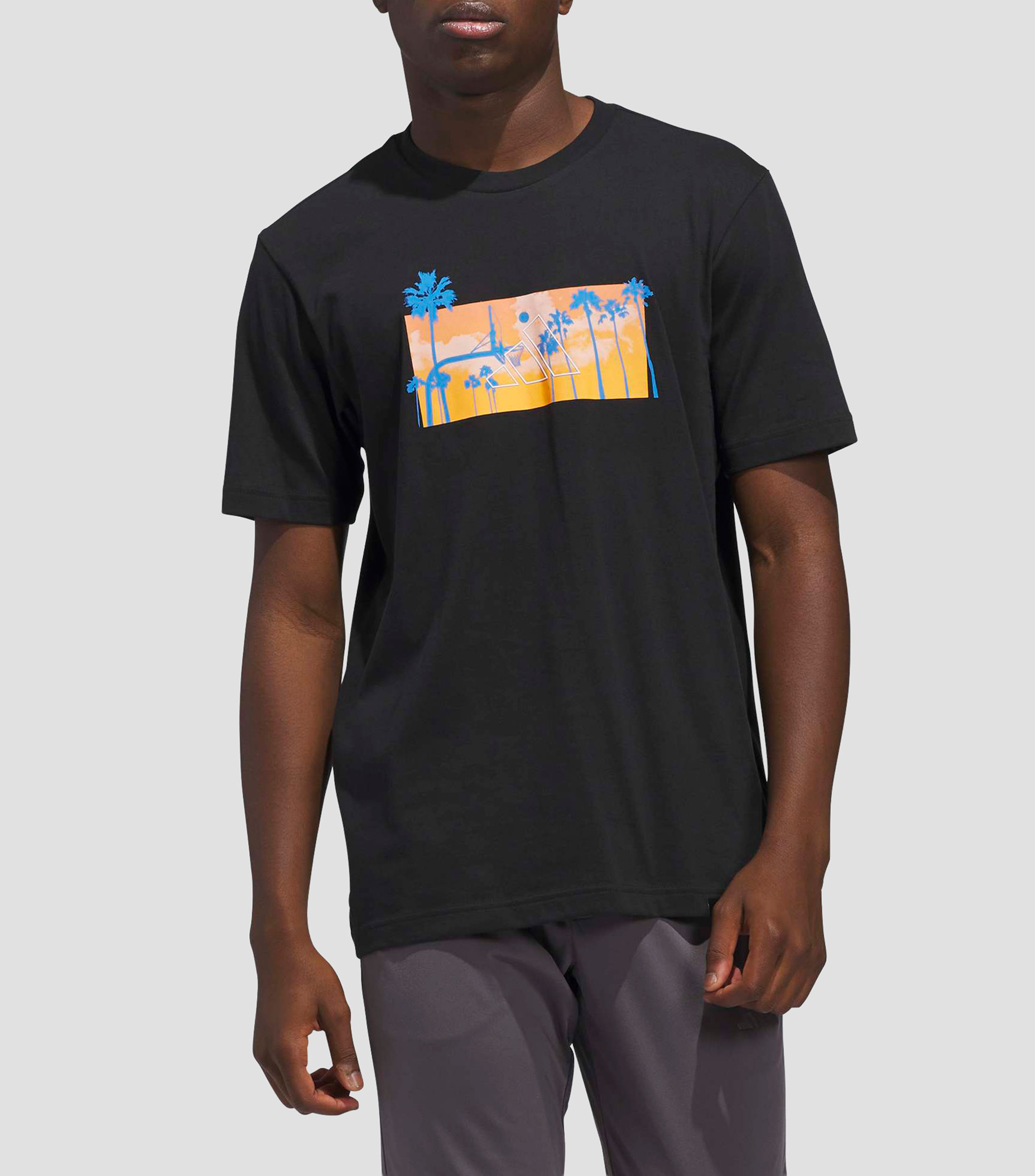 Playera deportiva Summer Sunset Graphic estampada Hombre
