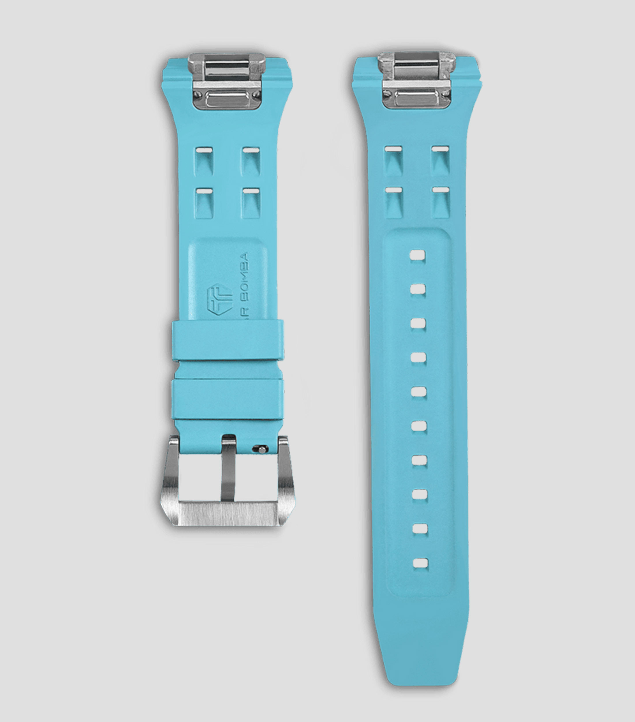 Extensible para reloj Atomic en caucho azul claro