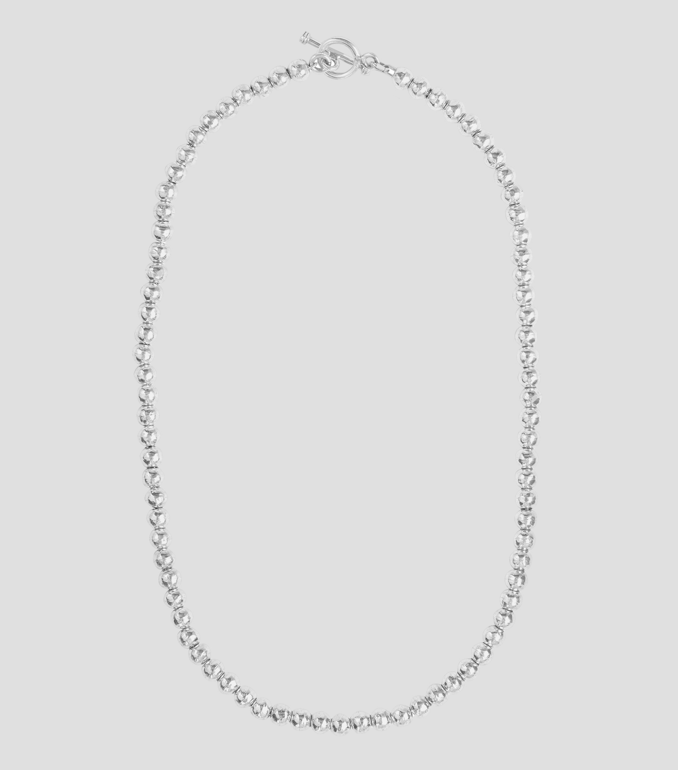 Collar elegante de casquillas en plata .925 Mujer