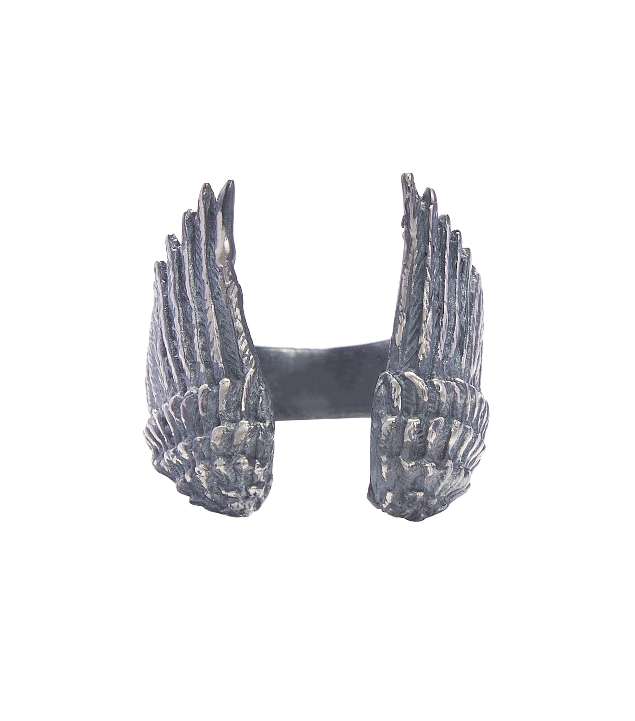 Anillo en plata Alas Hombre