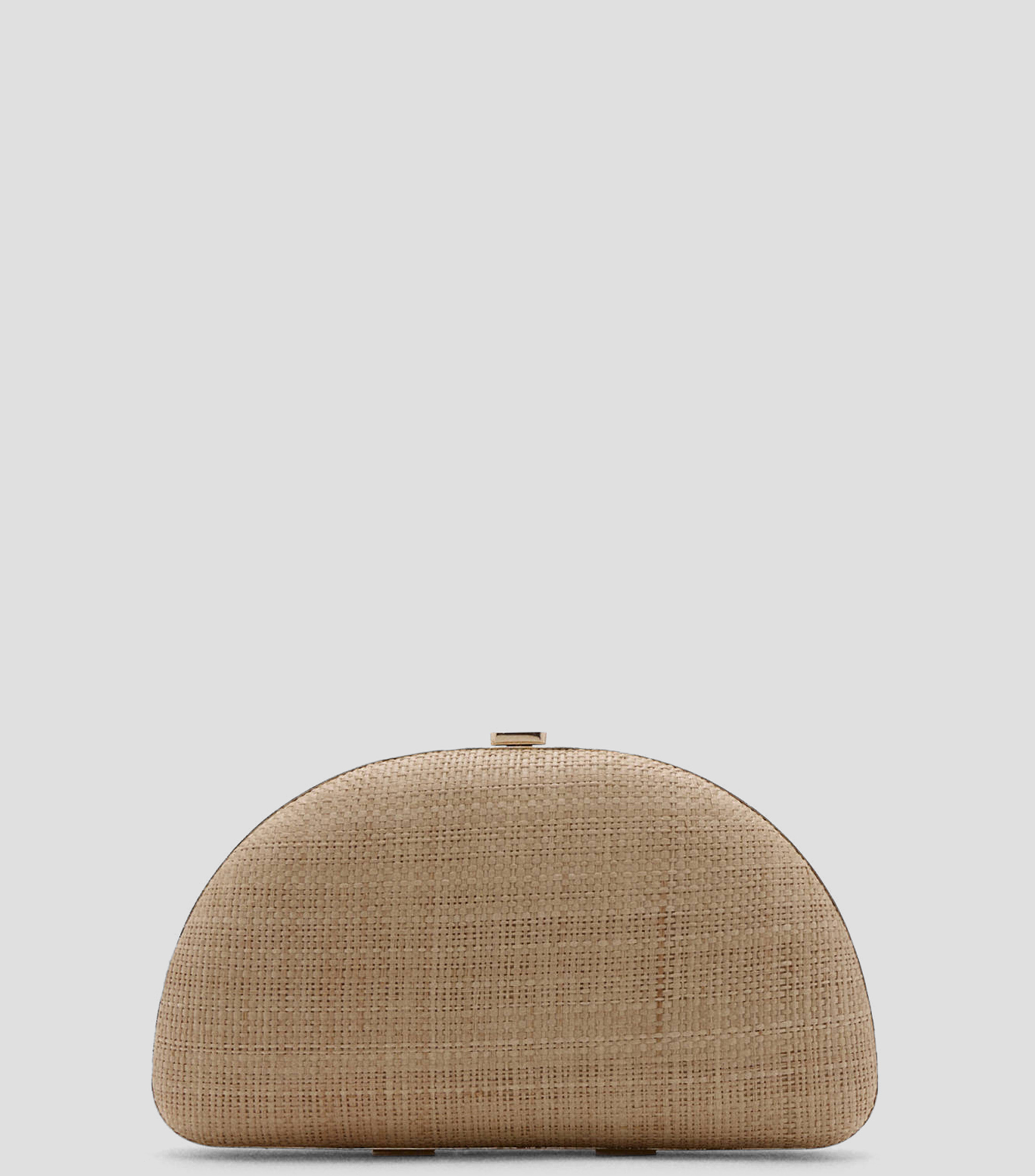 Bolsa clutch lisa con textura Mujer