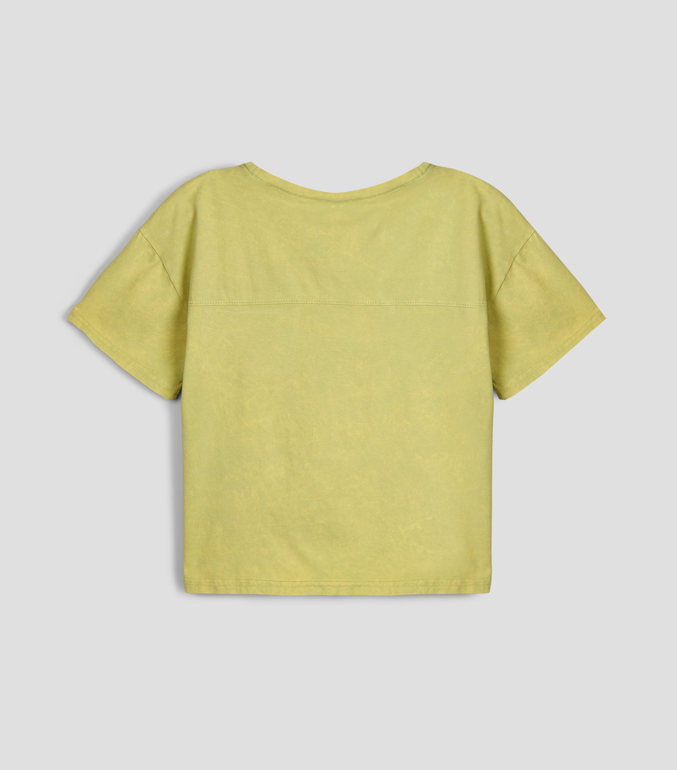 Playera cuello redondo manga corta estampada Niño