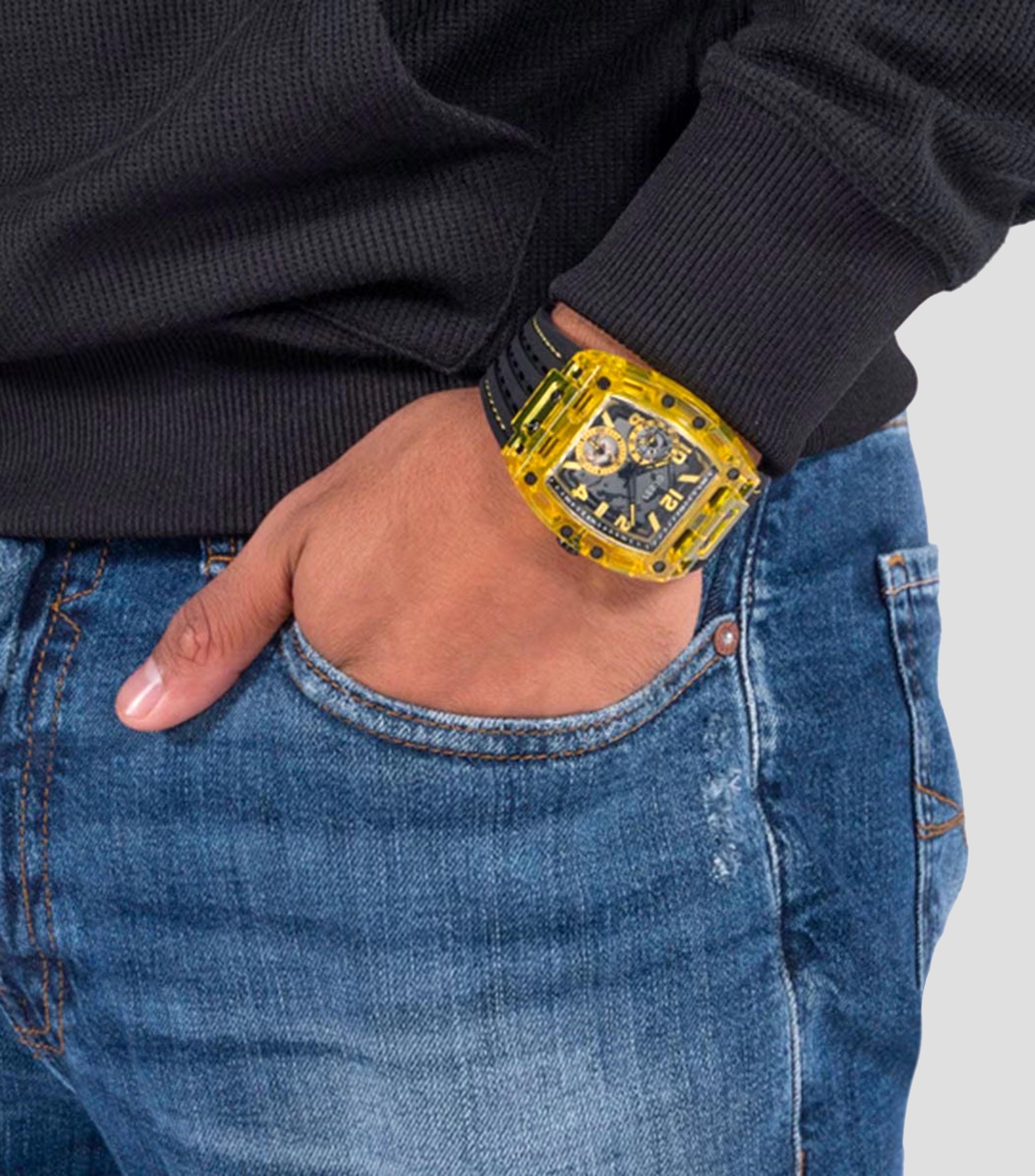 Reloj para hombre Phoenix Casual, Dorado