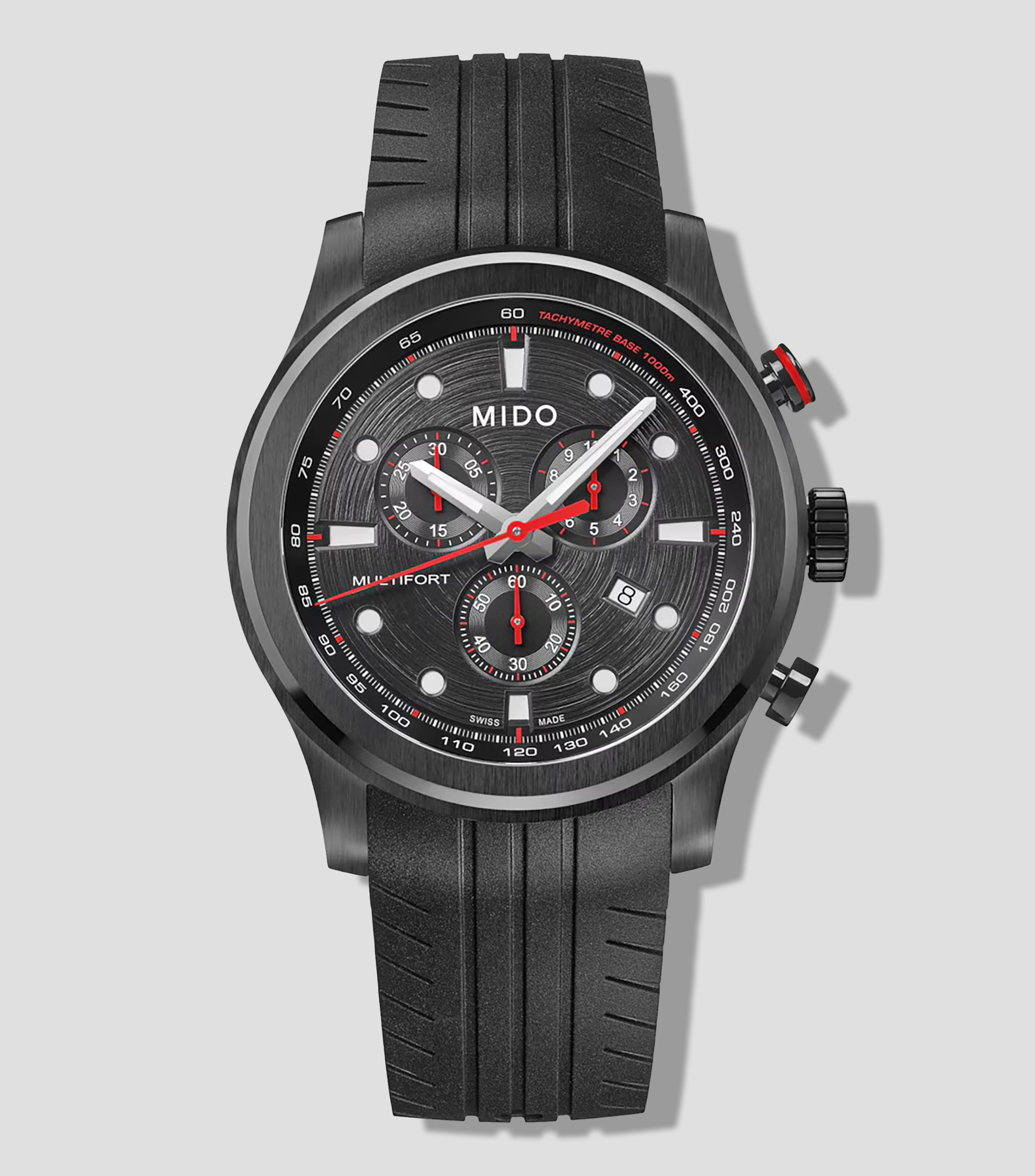 Reloj para Hombre Multifort Chronograph Quartz Deportivo, Negro