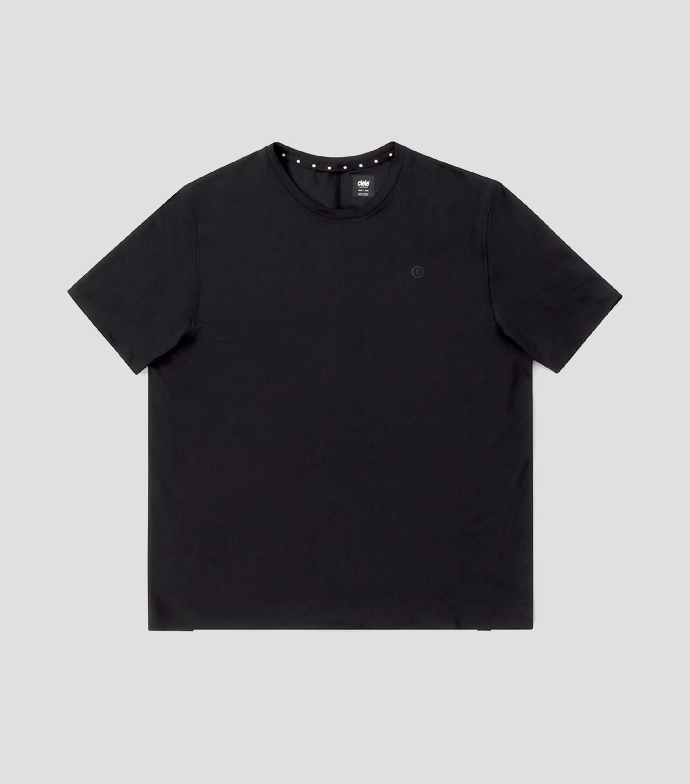 Playera para correr cuello redondo manga corta microdiseño Hombre