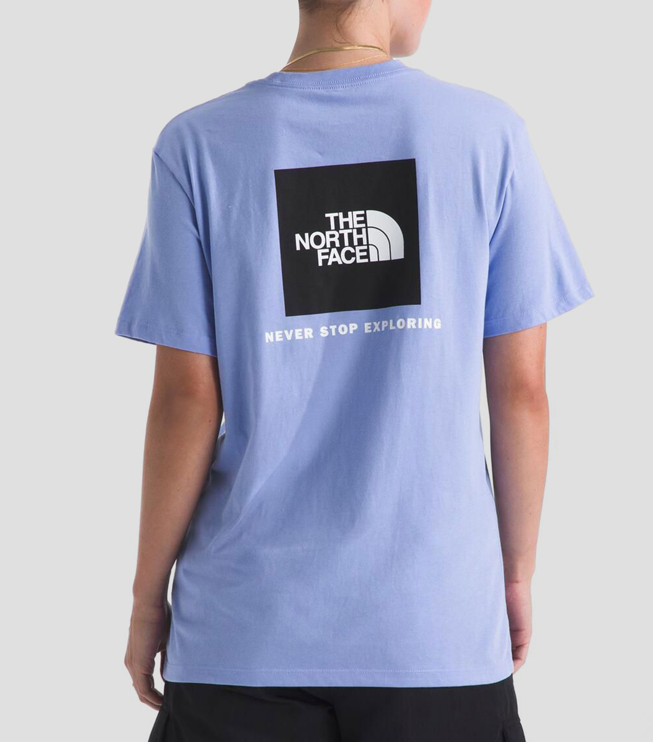Playera casual Evolution Box con estampado Mujer