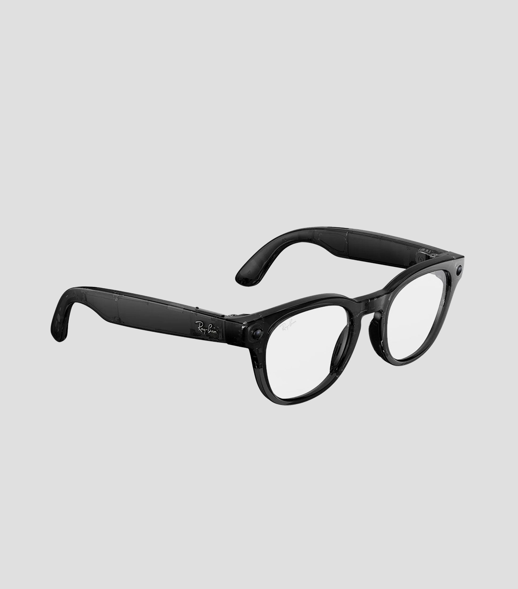 Lentes oftálmicos phantos Meta Scriber Gen 2 Shiny Transparent Black Unisex