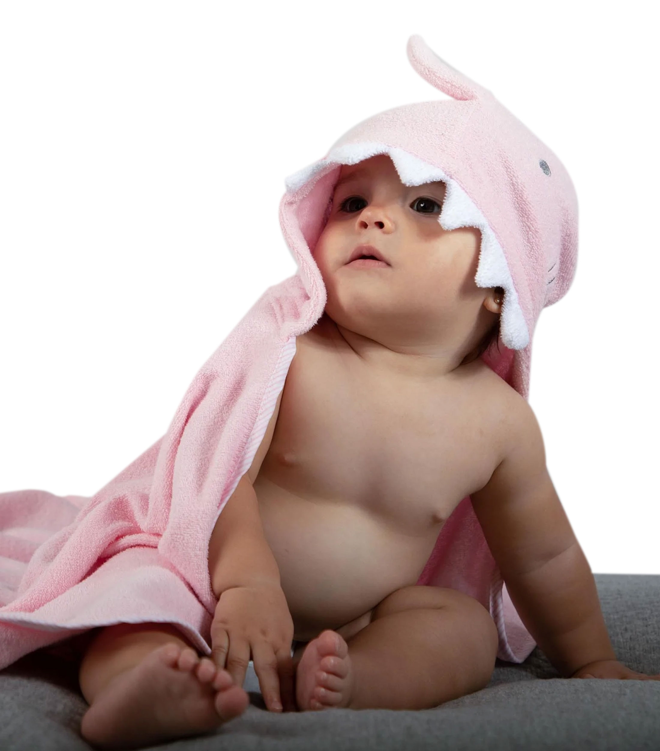 Toalla con capucha Tiburón Bebé