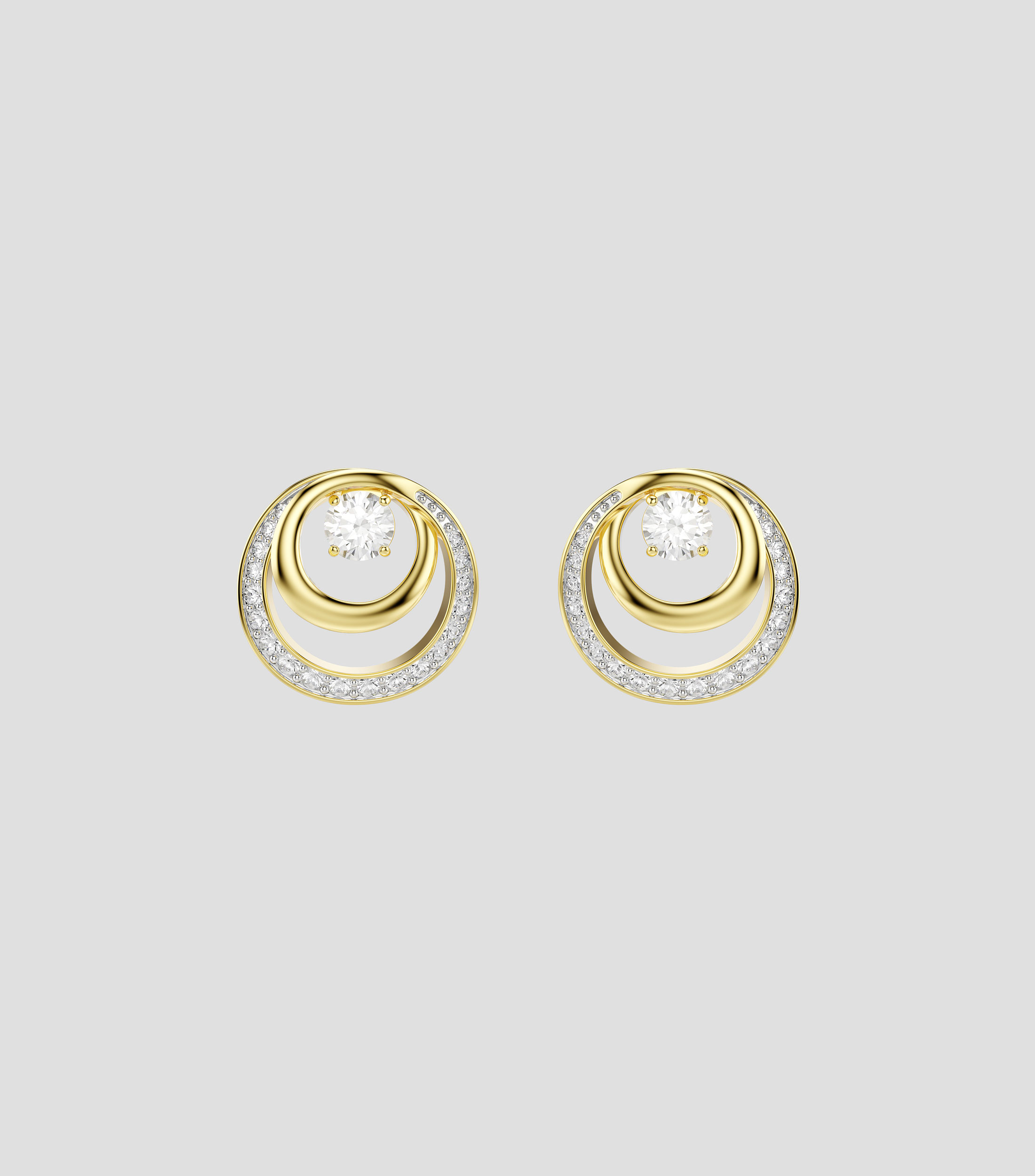 Pendientes Hyperbola con cristal Swarovski Mujer