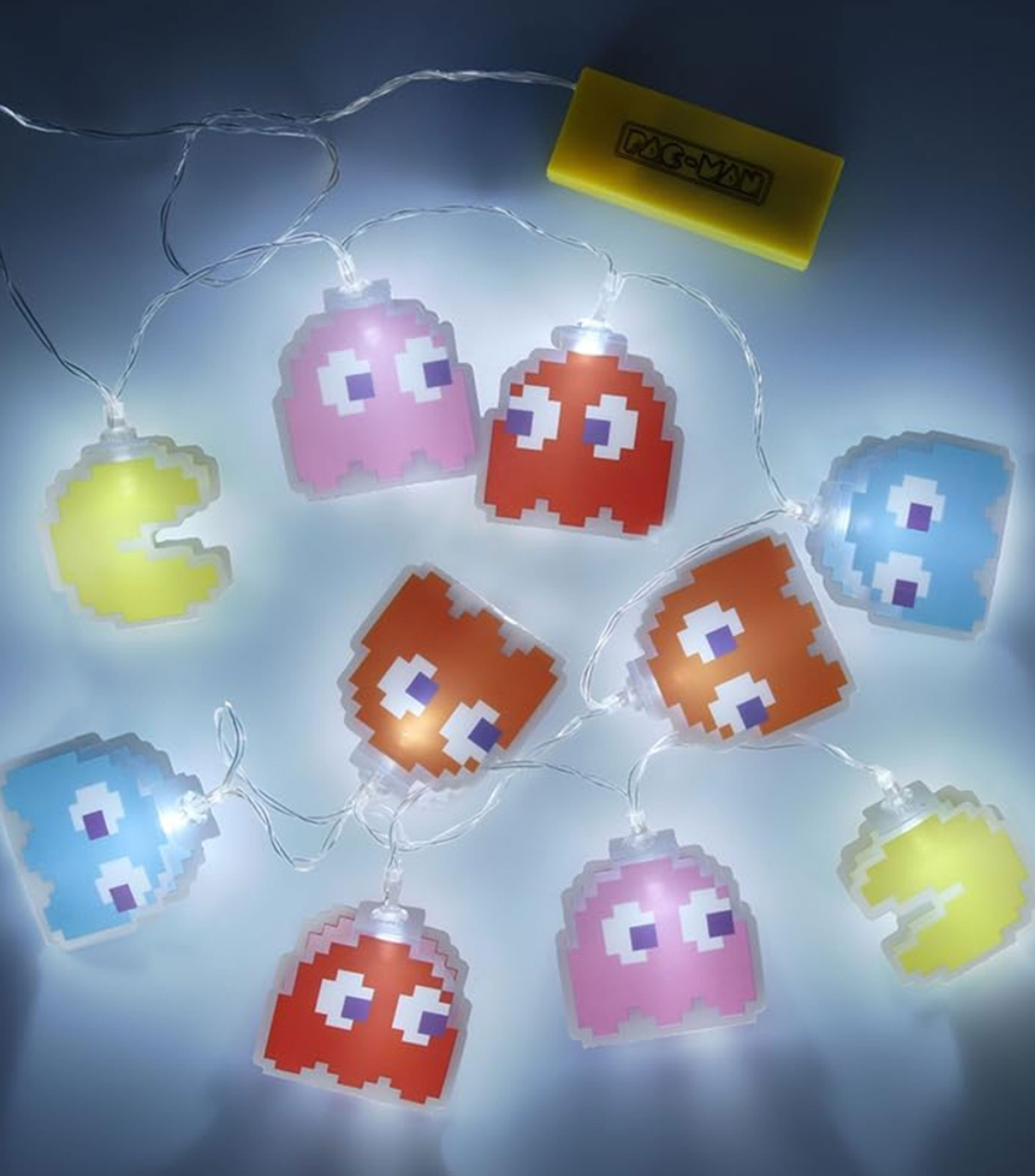 Cuerdas de luz Pac-Man
