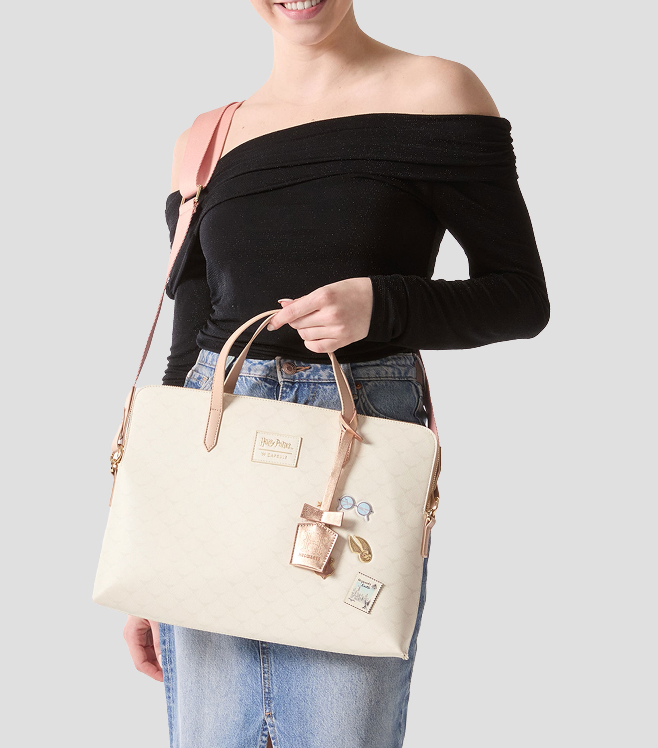 Bolsa messenger estampada Niña