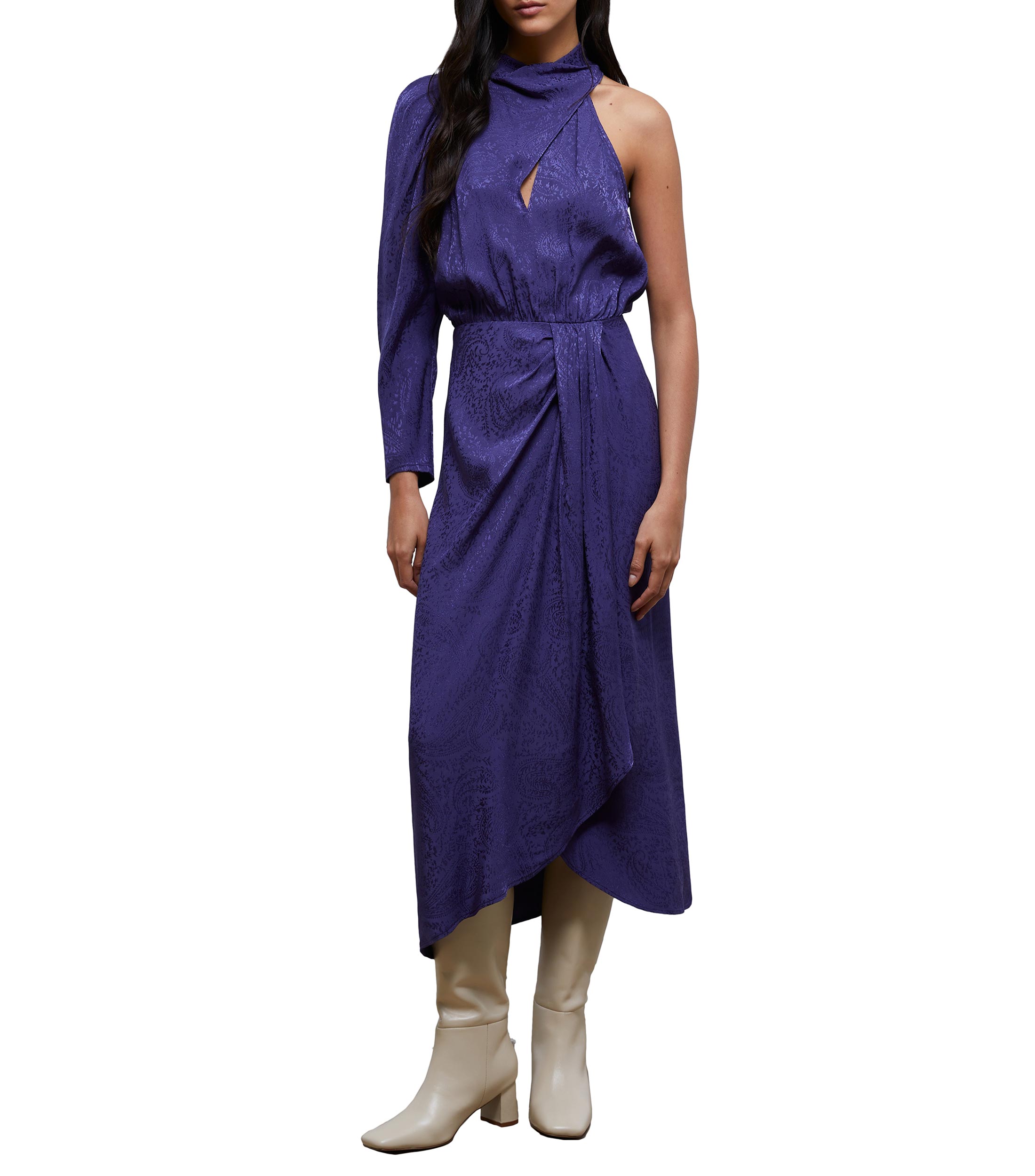 Scalpers: Vestido midi con una manga larga Mujer El Palacio de