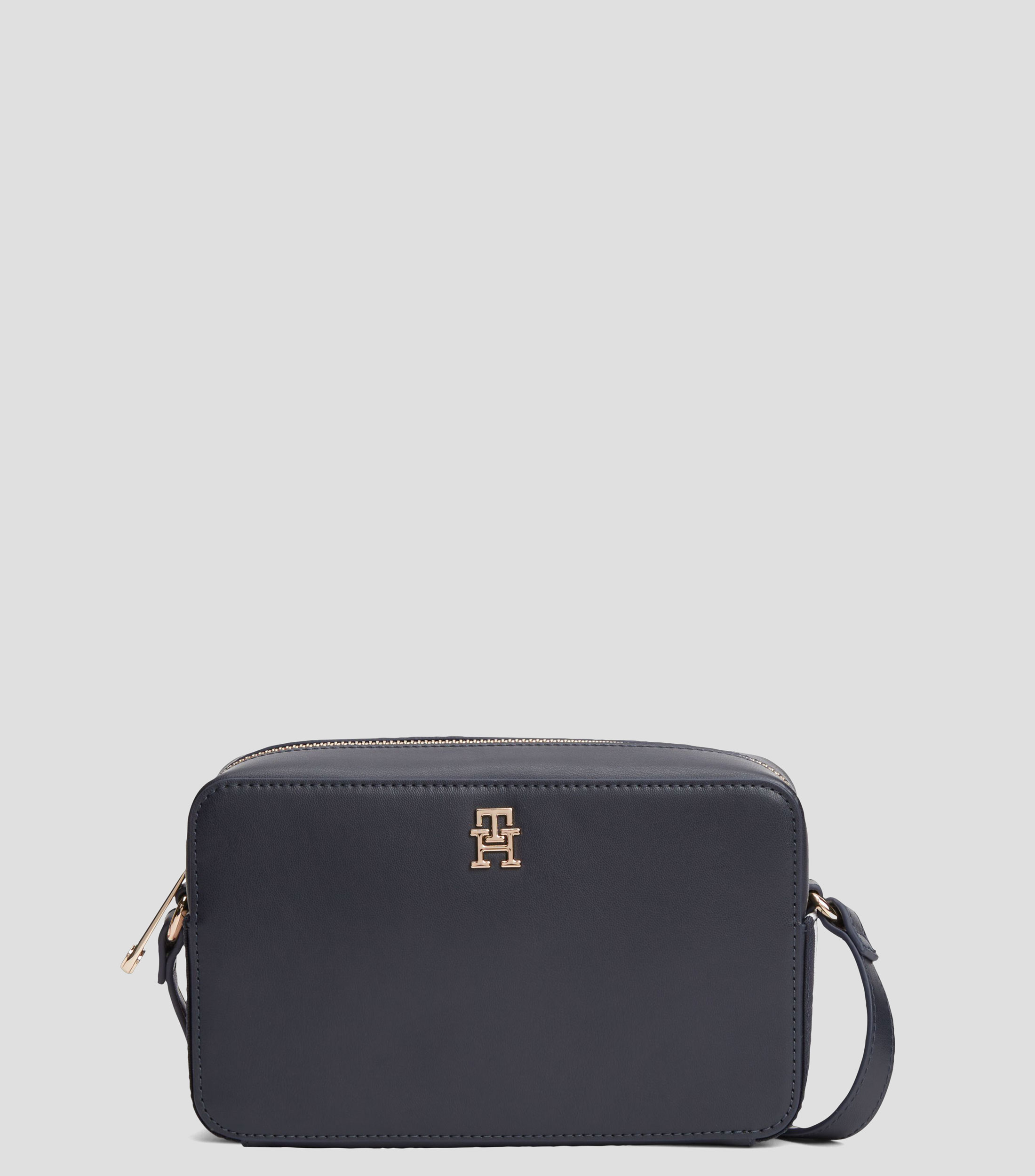 Bolsa crossbody azul lisa Mujer