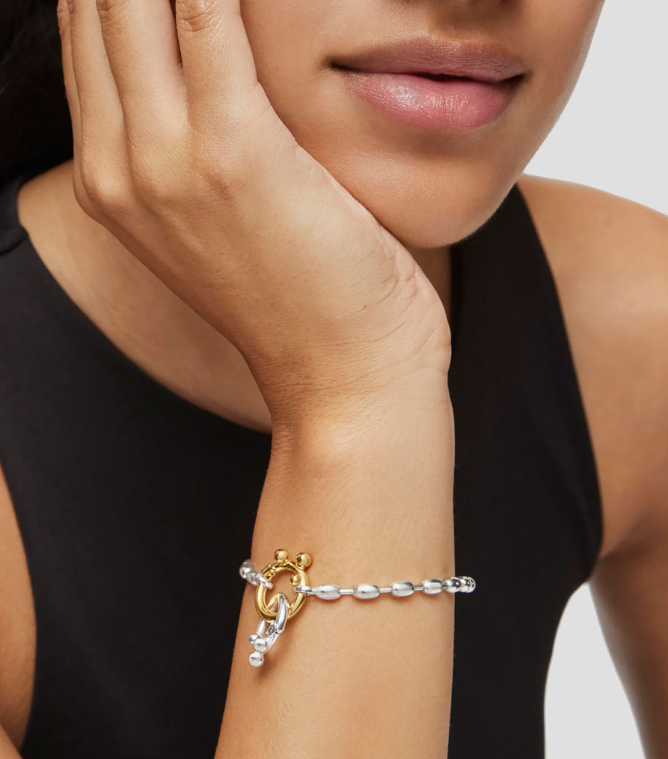 Pulsera en plata Mujer