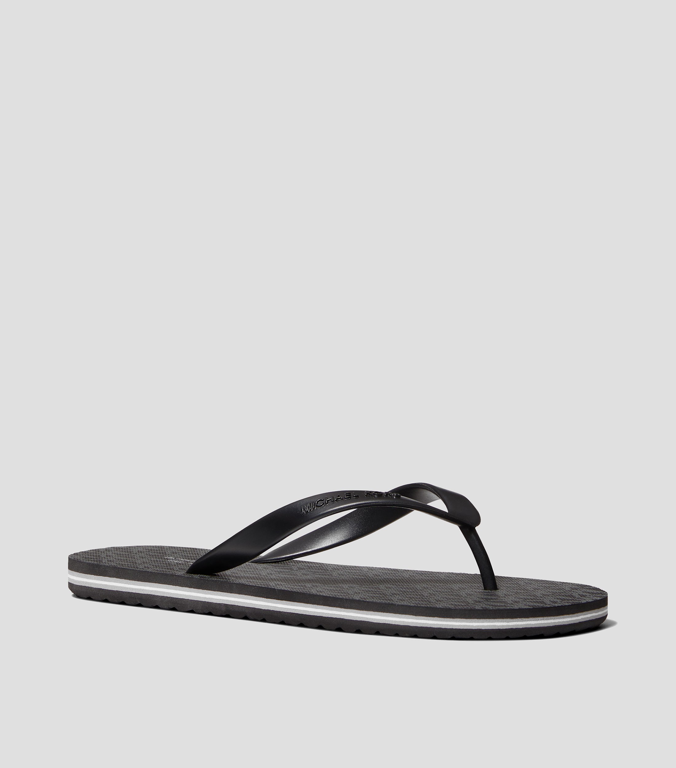Sandalias planas pata de gallo lisas Hombre