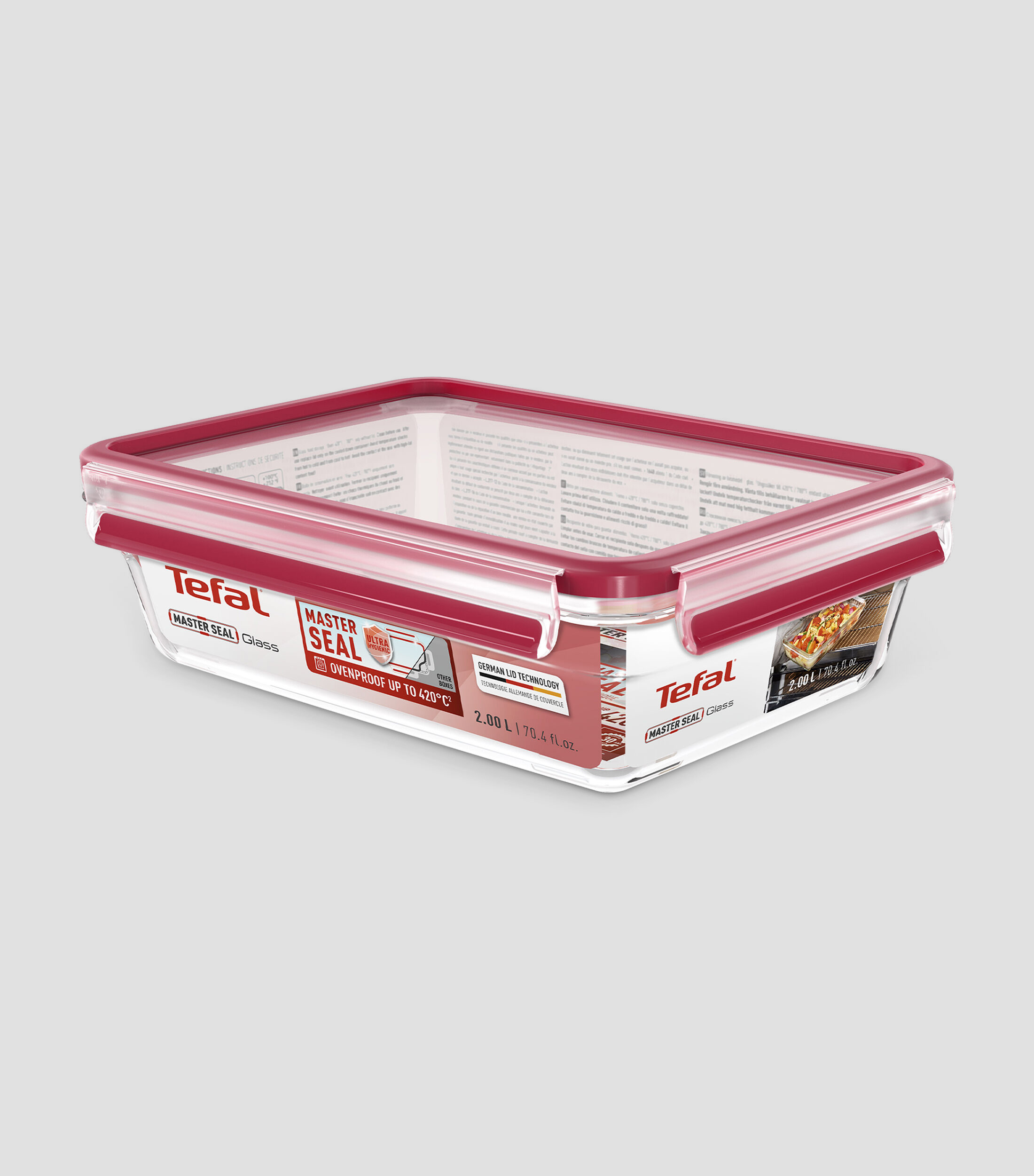Contenedor Master Seal Glass 2 L