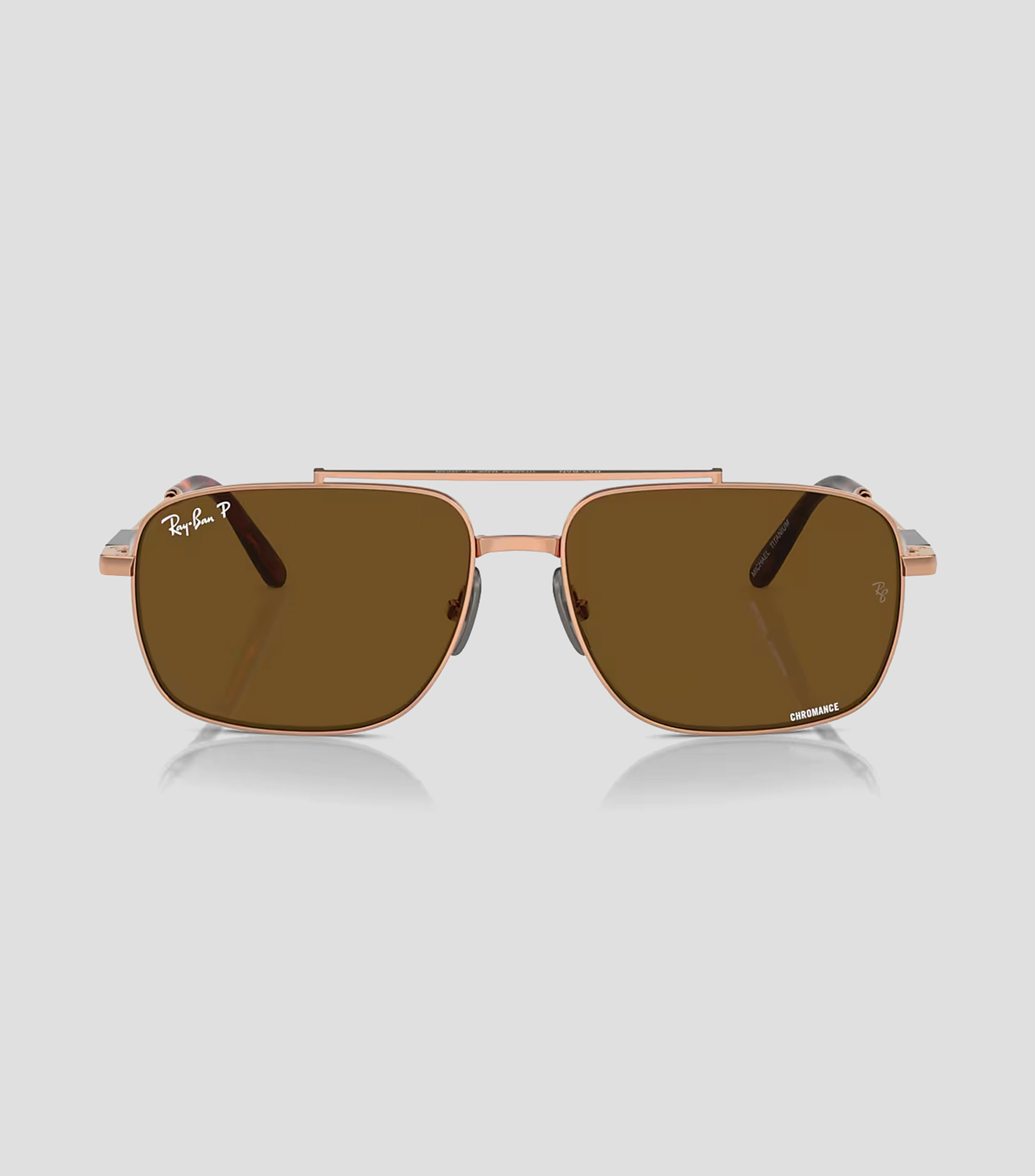 Lentes de sol Michael Titanium cafés Unisex