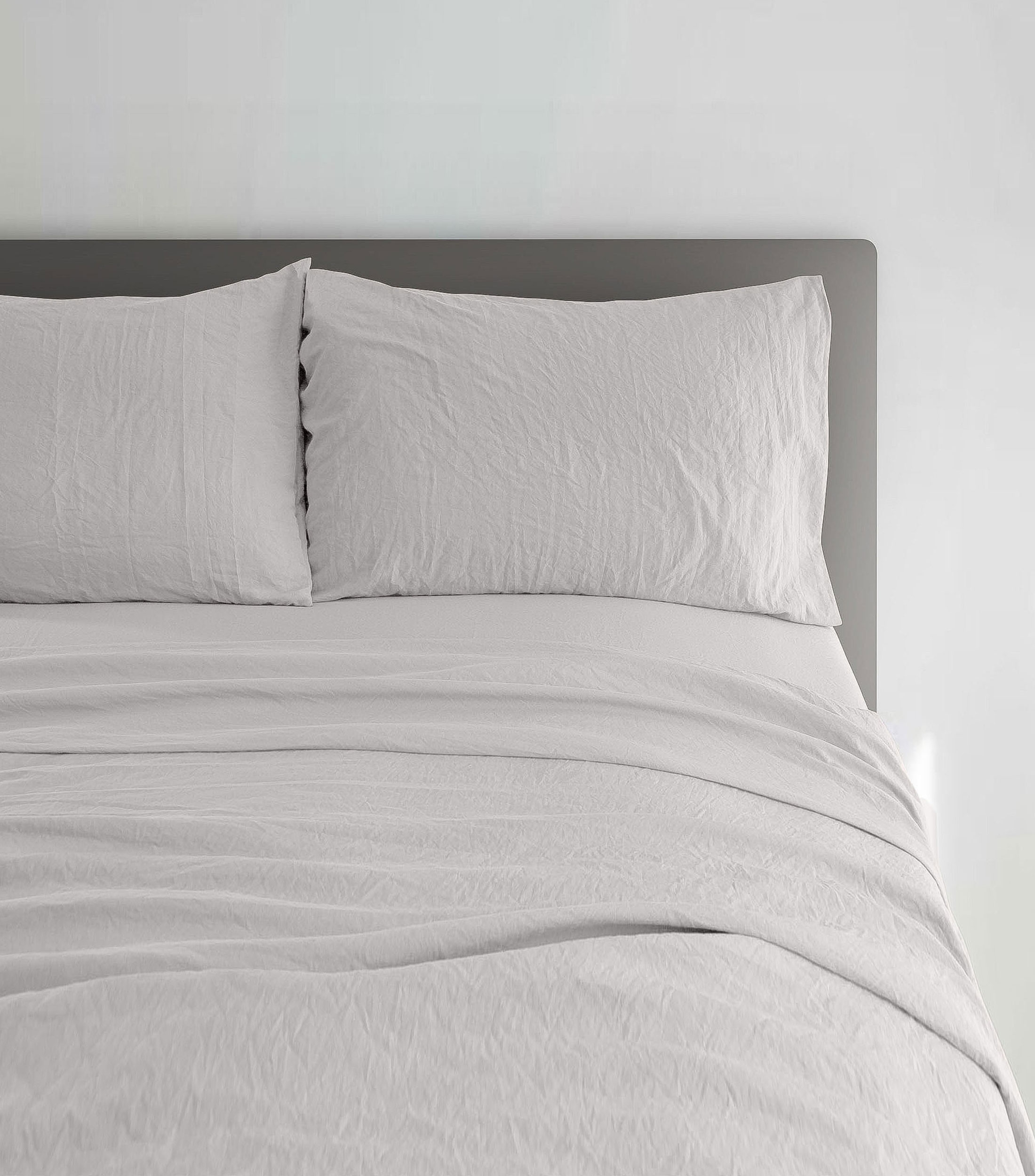 Juego de sábanas Queen Size Linette Gris yeso