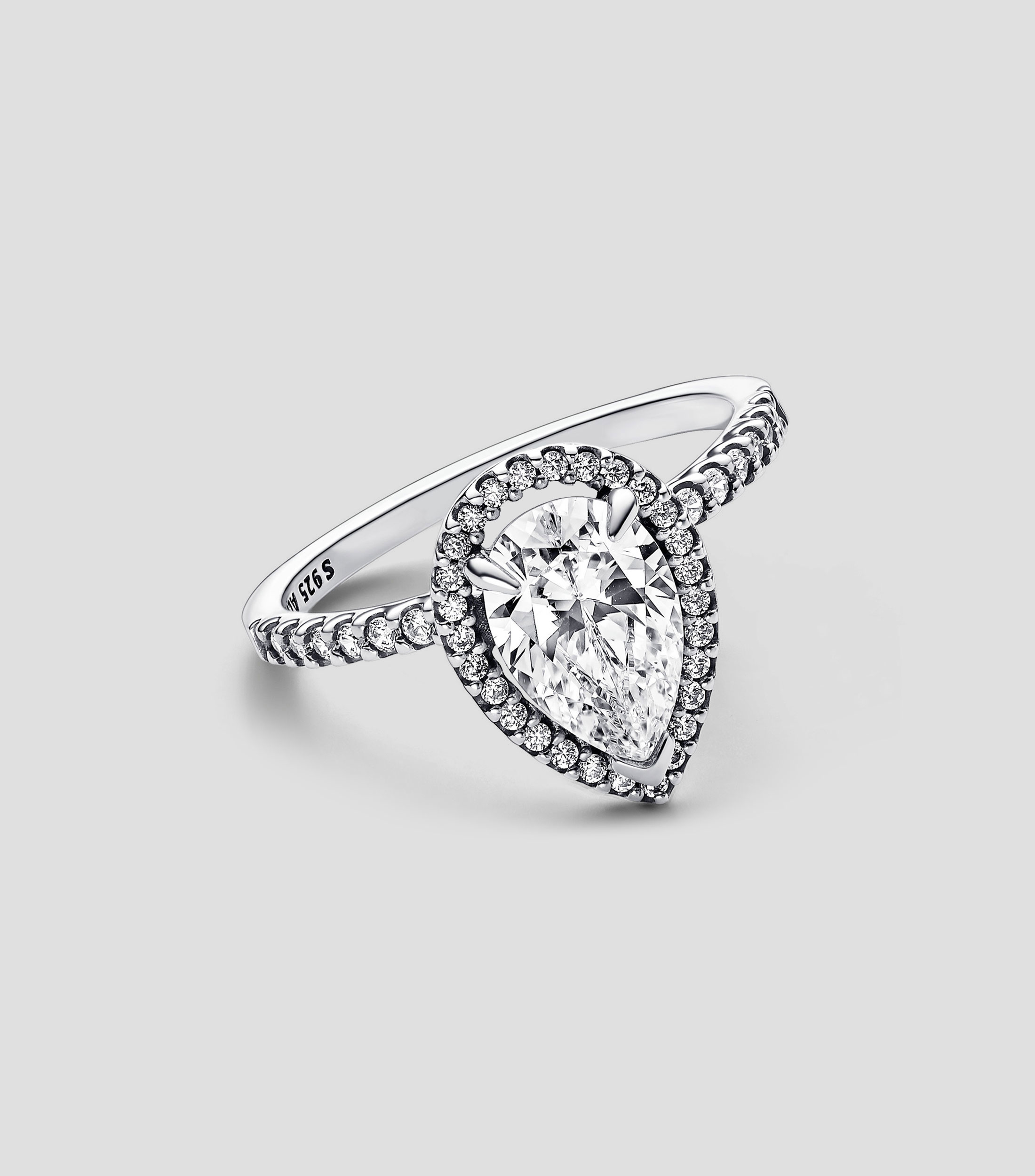Anillo en plata .925 con zirconia Mujer