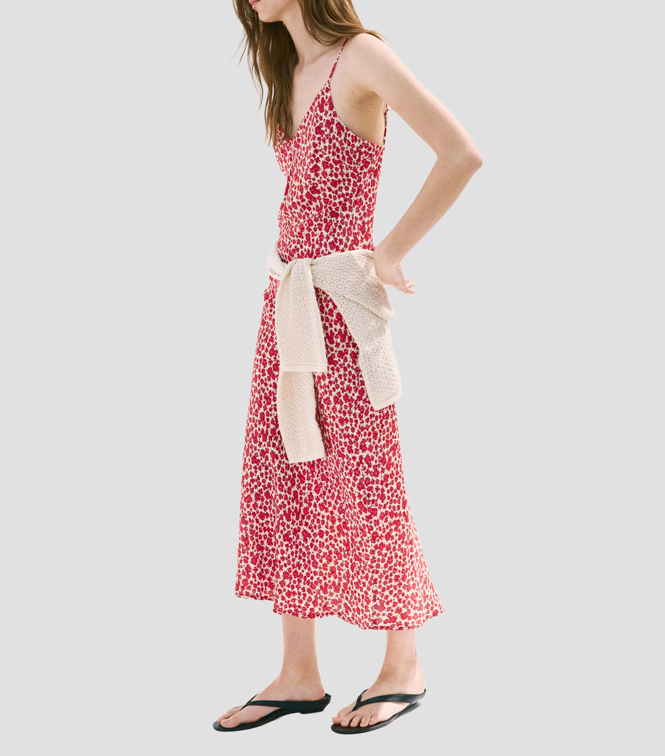 Vestido casual midi estampado Kendal Mujer
