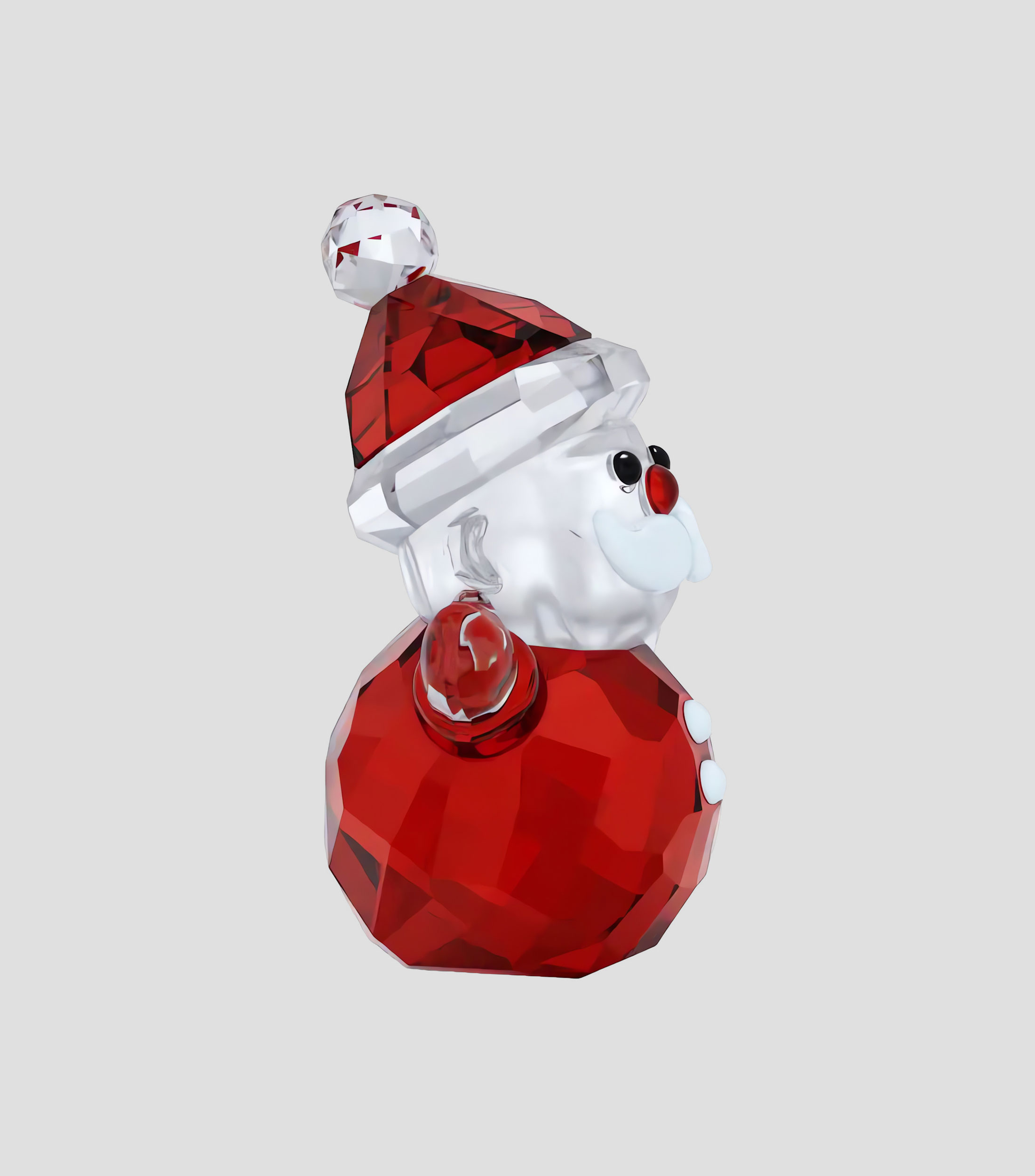 Figura decorativa Holiday Cheers Santa Claus en cristal