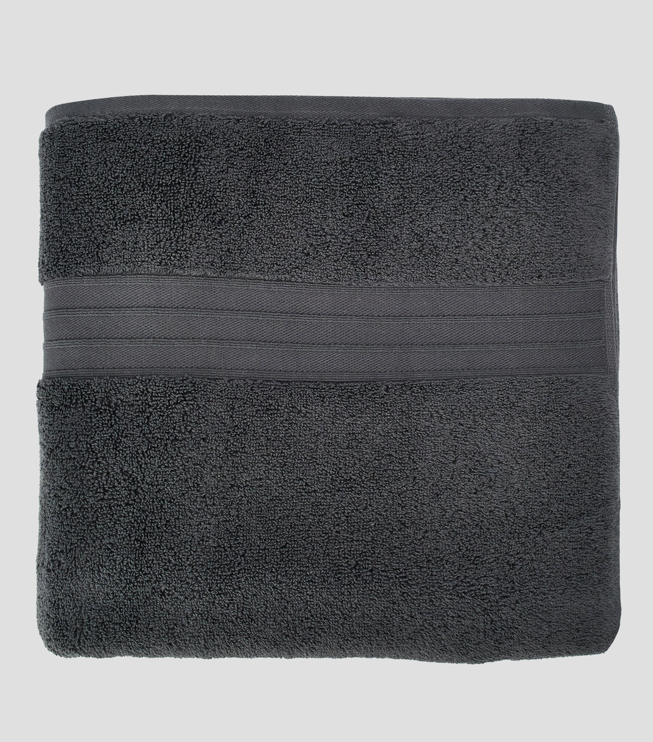 Toalla de Medio Baño Natural Loft Gris Oscuro