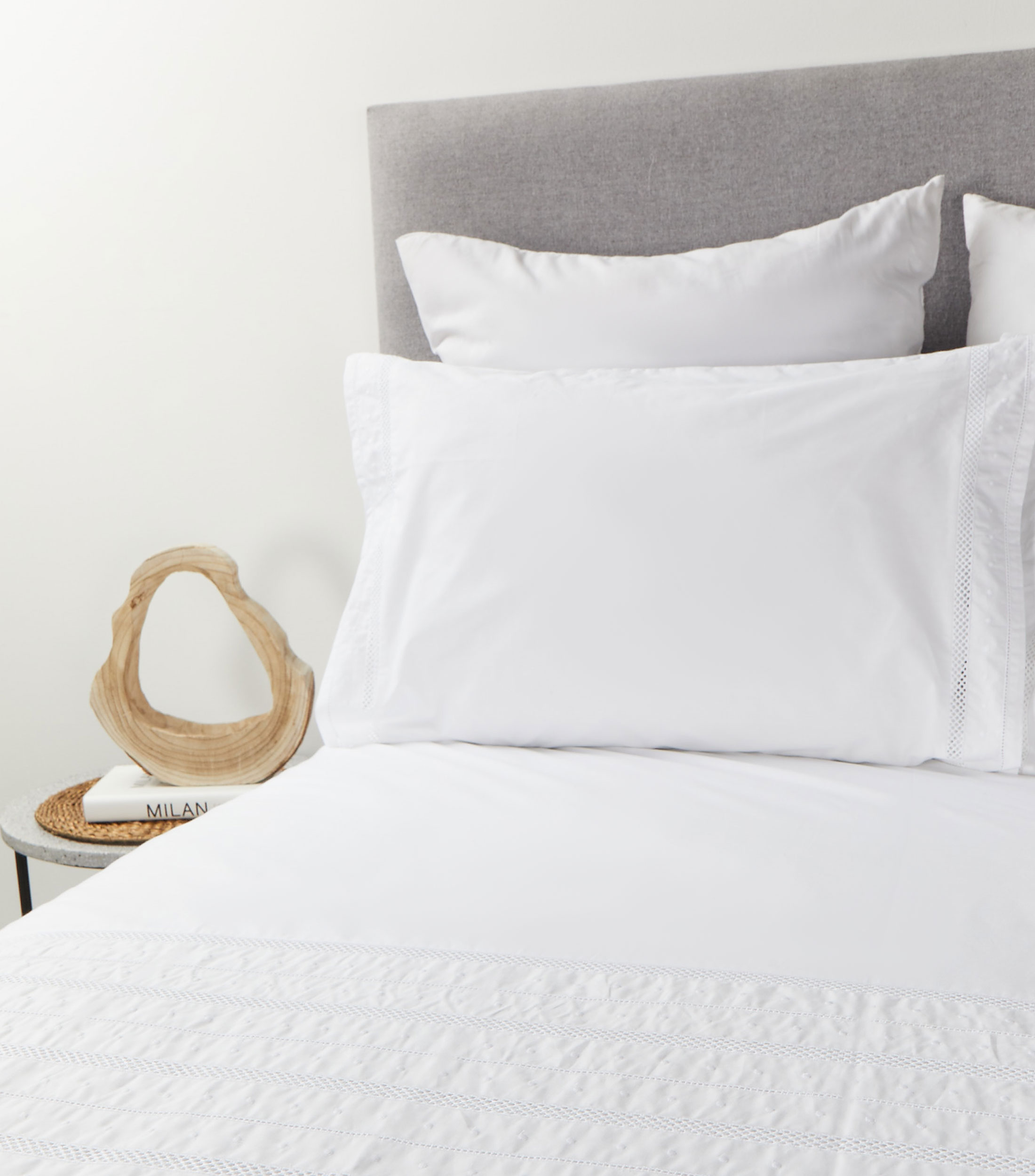 Funda para Duvet King Size en Algodon Blanco