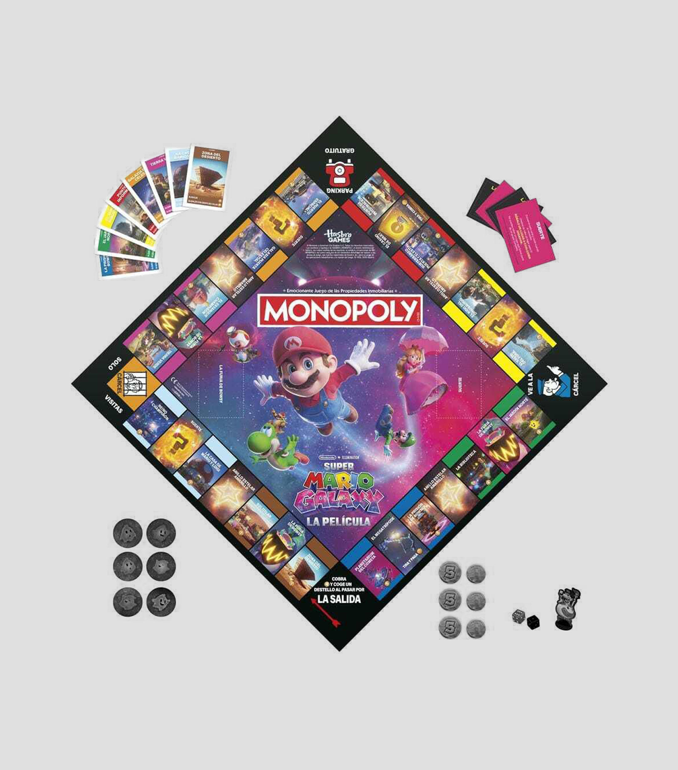 Juego de mesa Monopoly Super Mario Galaxy La Película