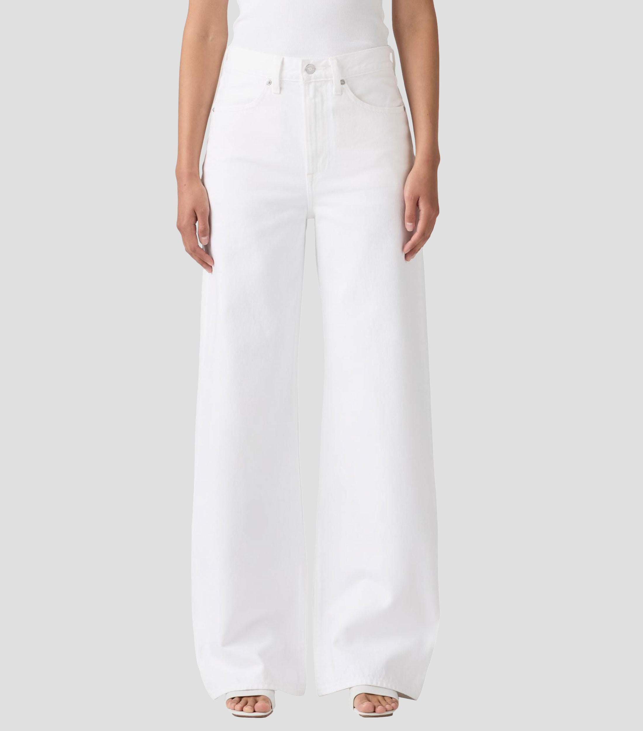 Jeans Wideleg liso Mujer