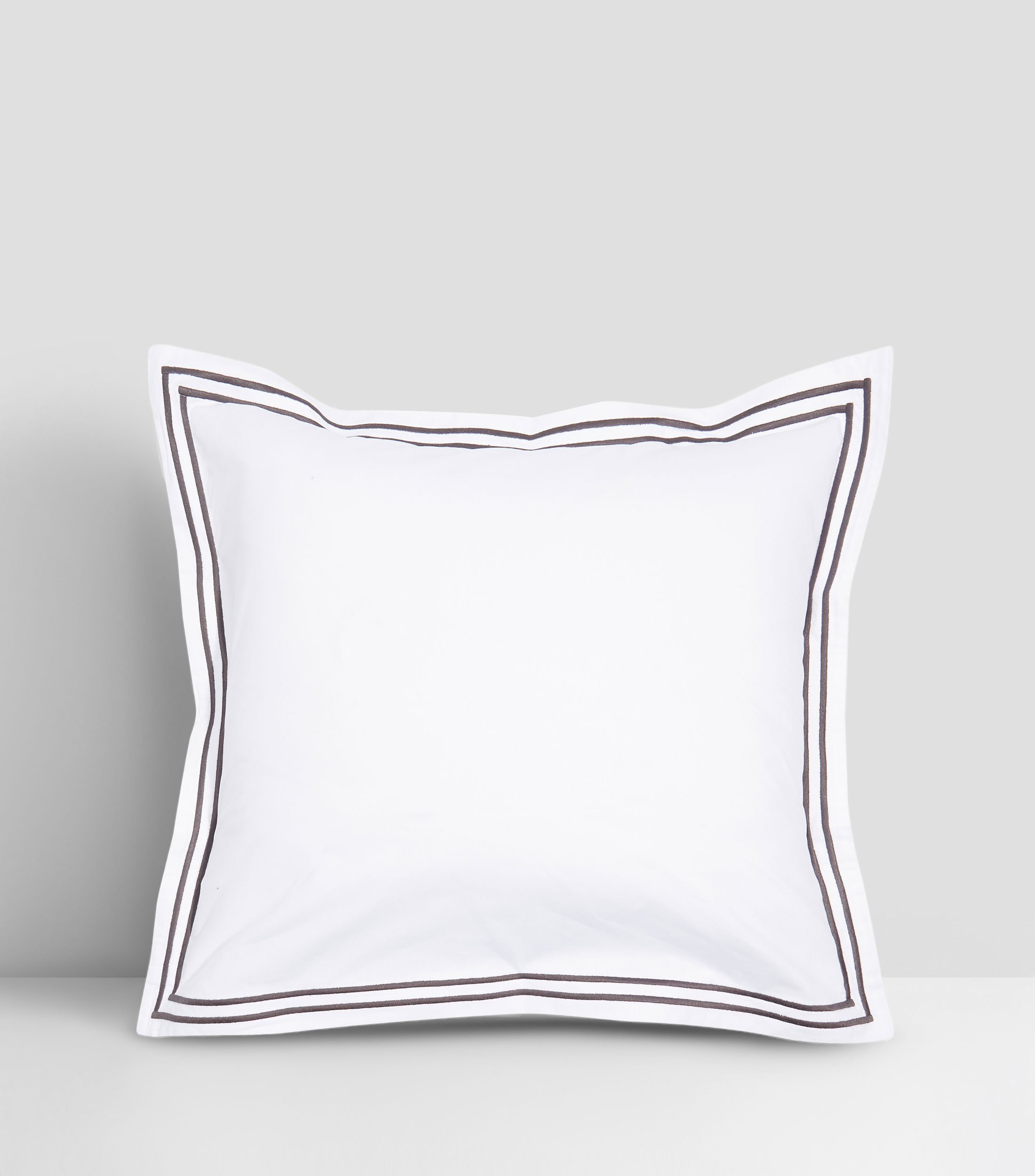 Funda para Almohada Euro Festón Acero