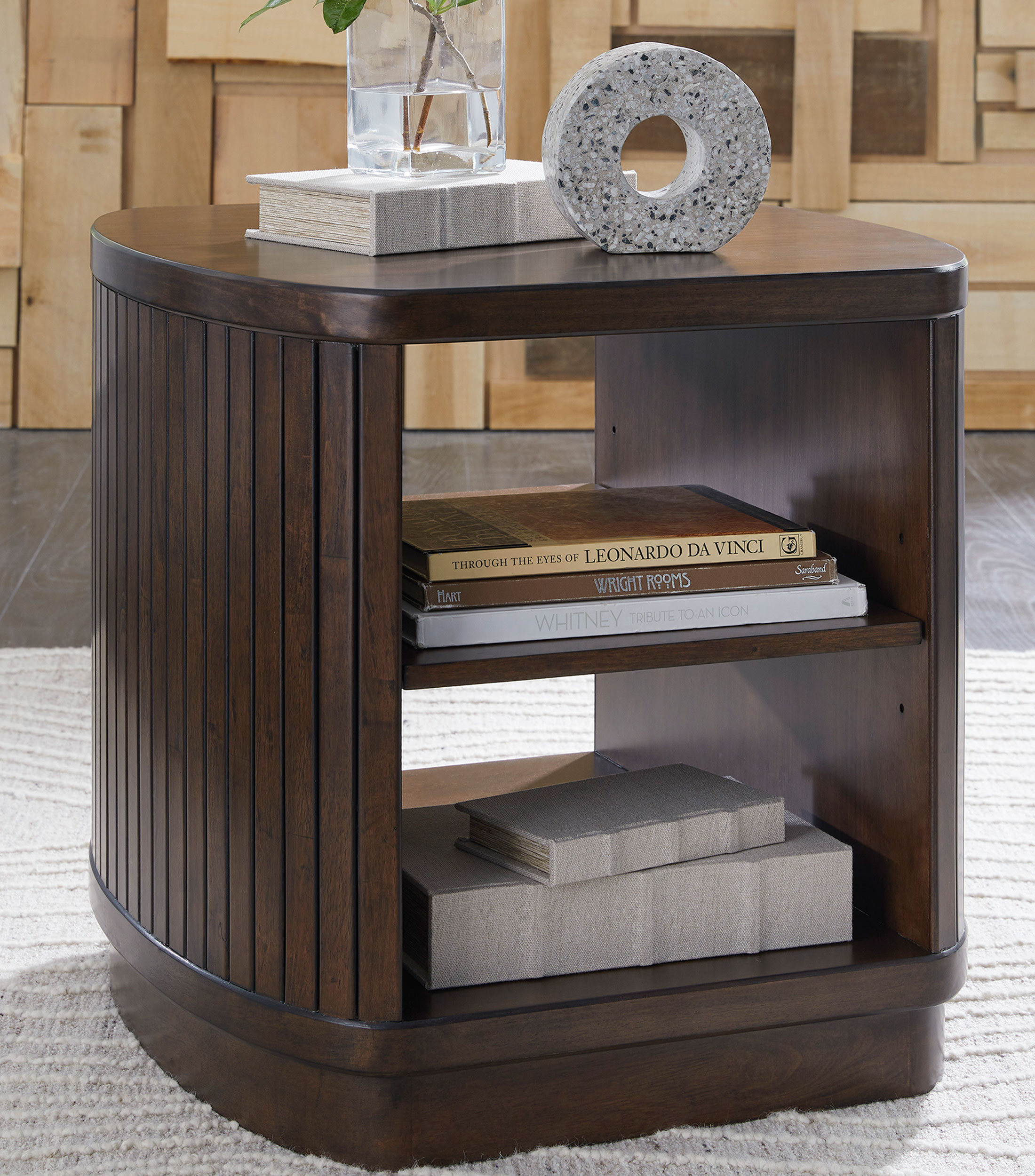 Mesa lateral Korina en madera