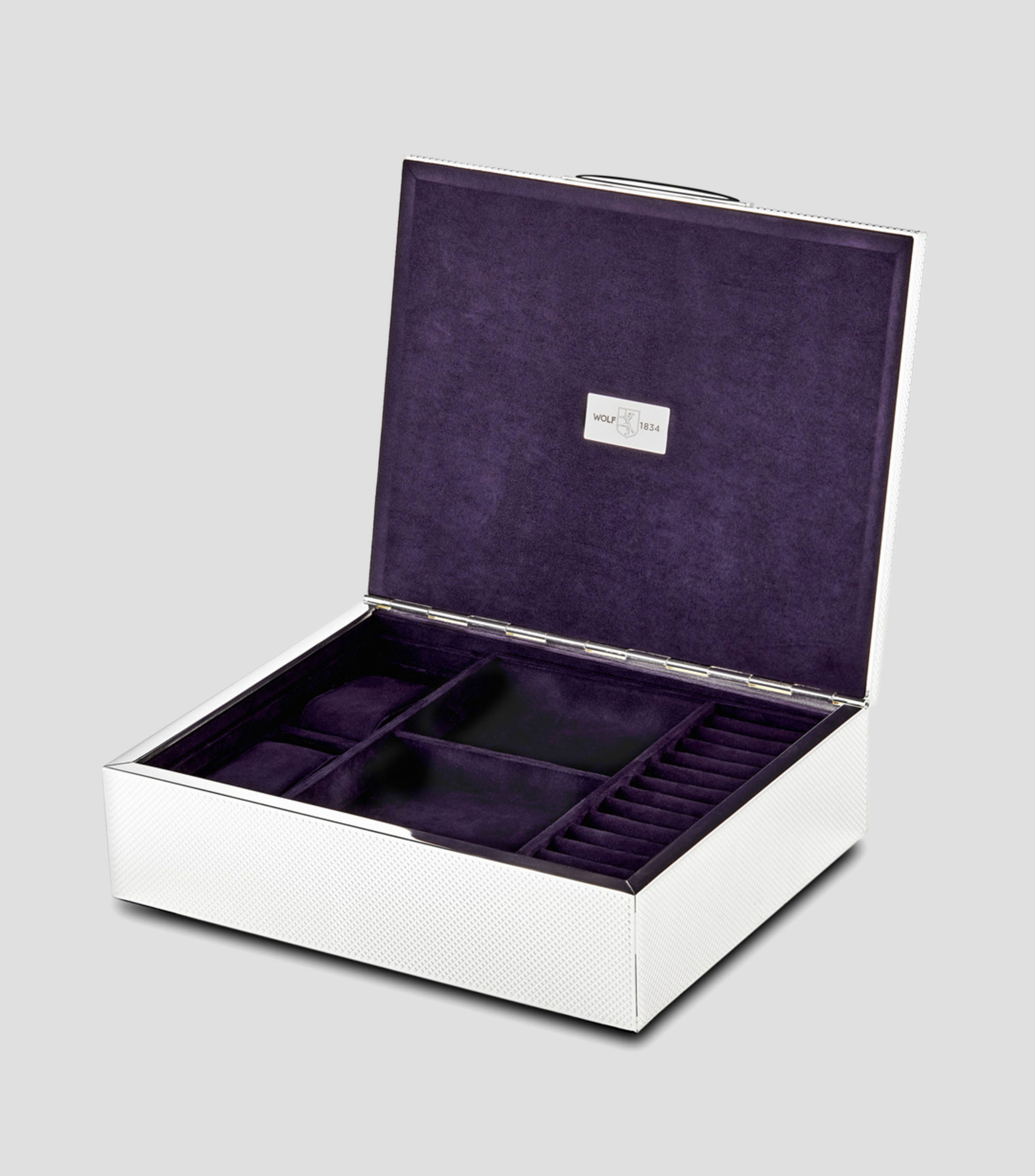 Caja para Relojes y Joyas Silver