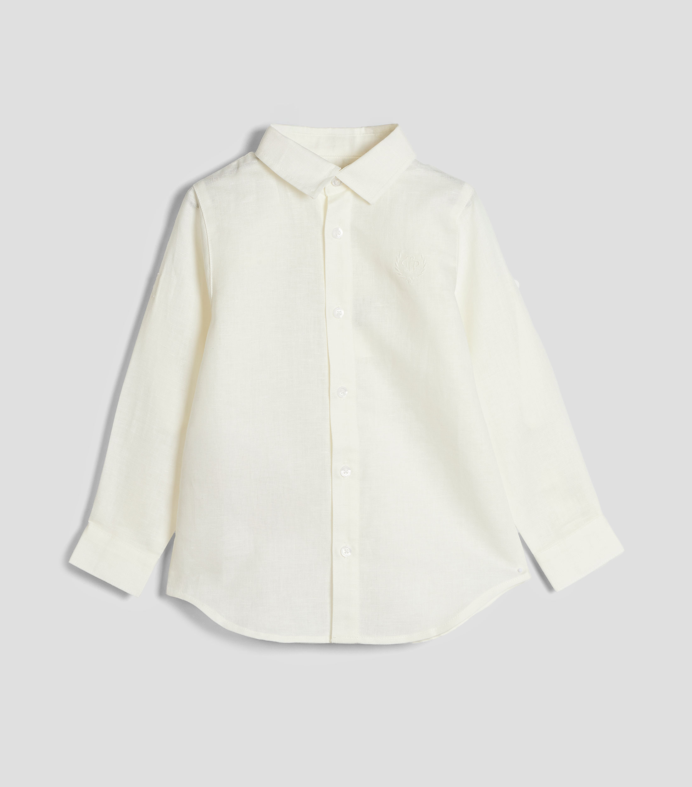 Camisa lisa manga larga Niño