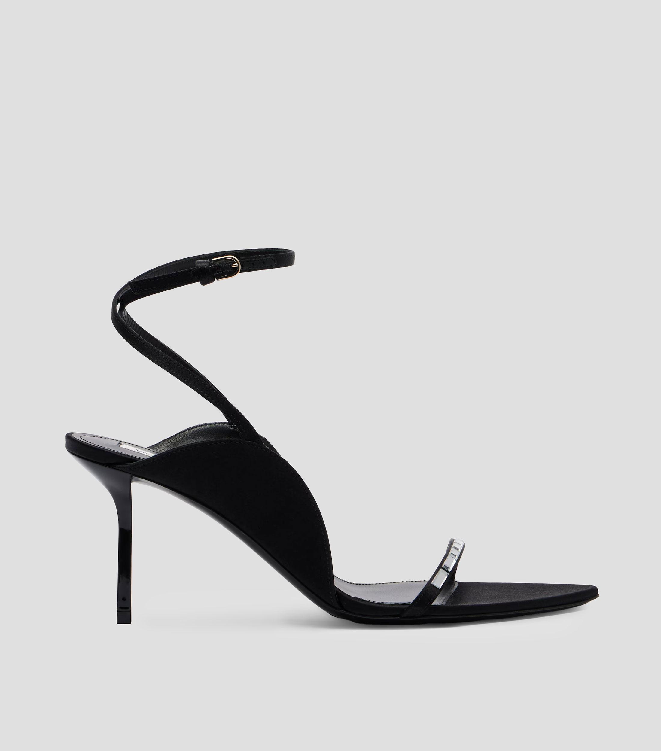 Sandalias con tacón medio delgado Mujer