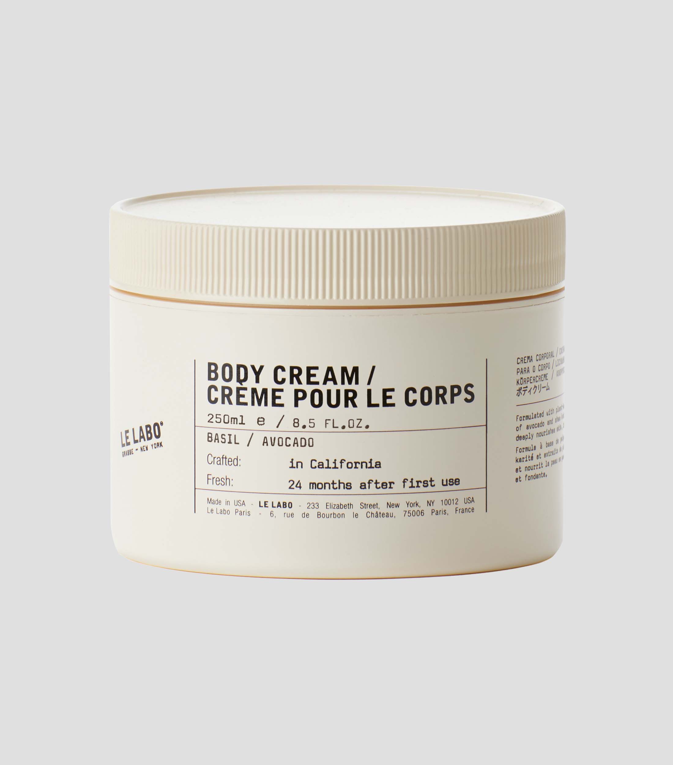Crema Corporal Basil, 250 ml